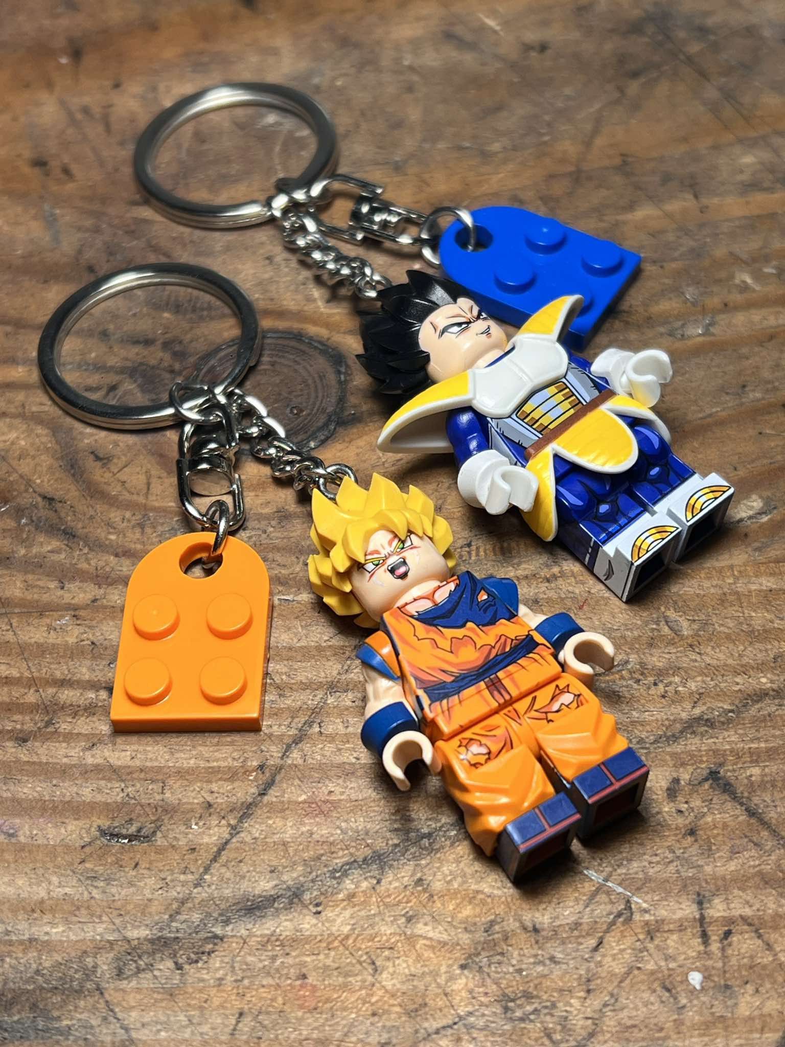 Other Dragon Ball Z Goku Vegeta anime minifigure keychain Size ONE SIZE - 3 Thumbnail