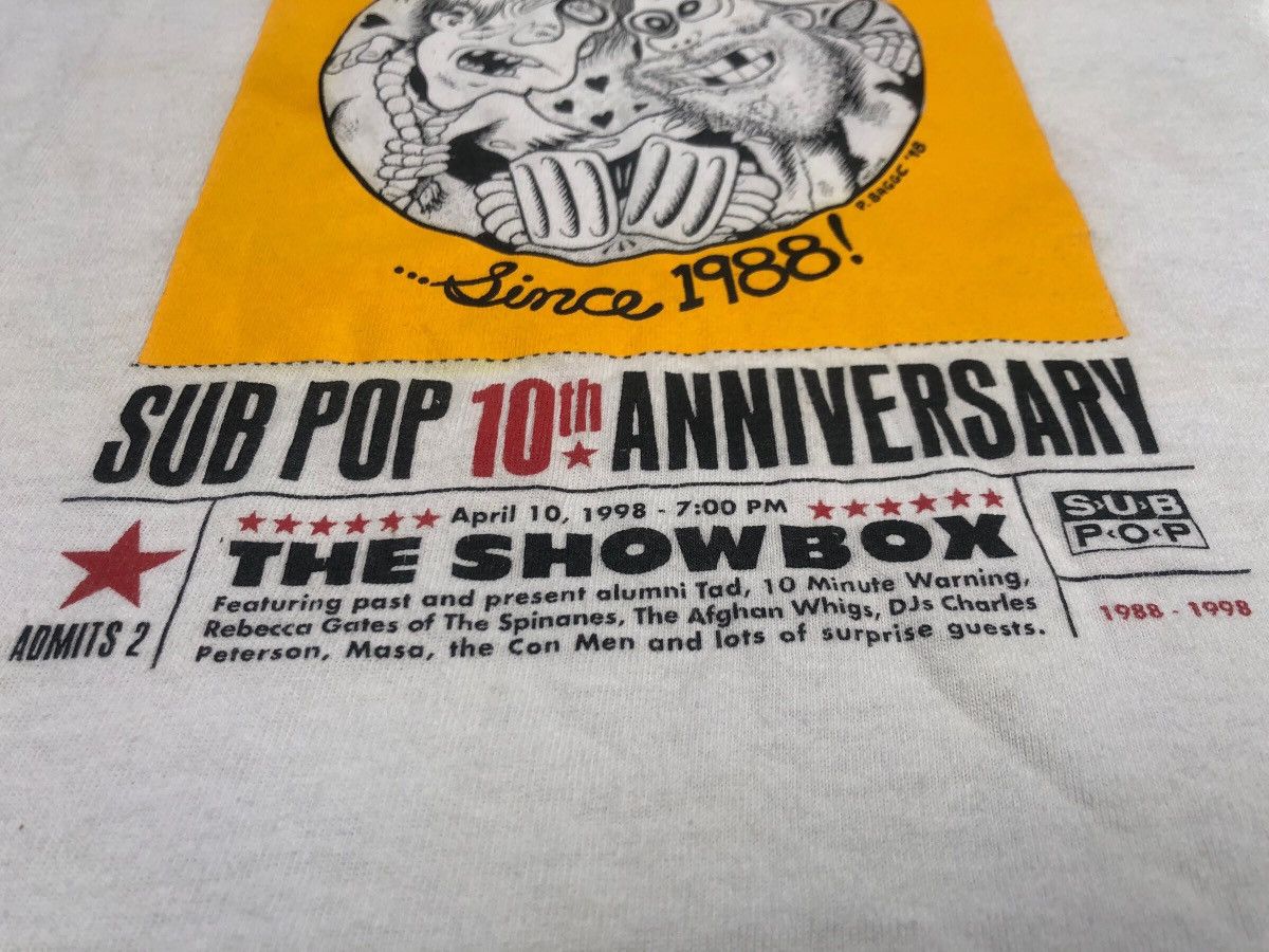 Band Tees Vintage 90s SUB POP Grunge Nirvana Kurt Cobain T-Shirt Size US M / EU 48-50 / 2 - 4 Thumbnail