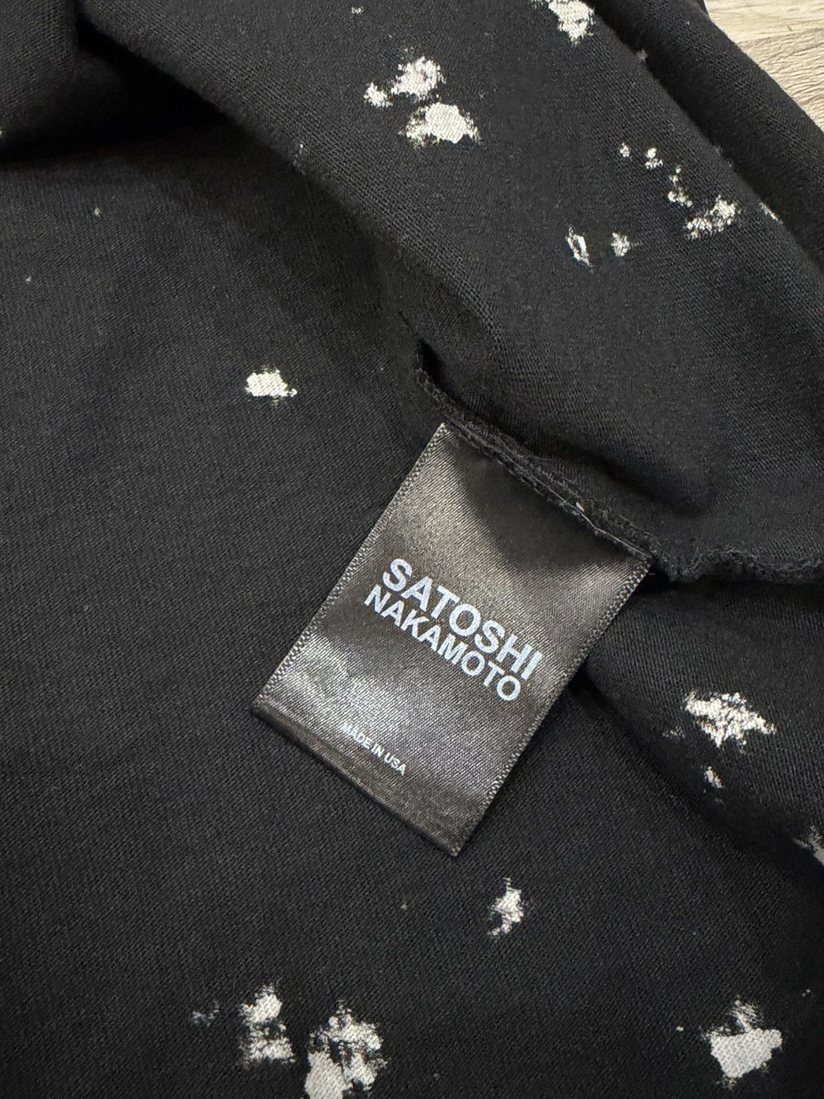 Satoshi Nakamoto Satoshi Nakamoto Destroyed Luke Tee Black Size XL Size US XL / EU 56 / 4 - 5 Thumbnail