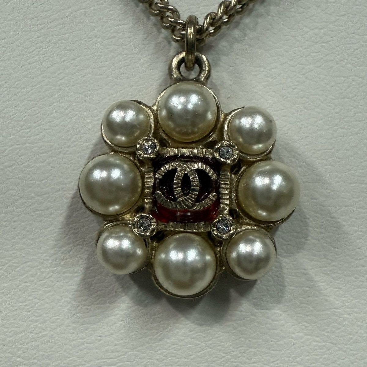 Chanel Chanel CC logo necklace Size ONE SIZE - 4 Thumbnail