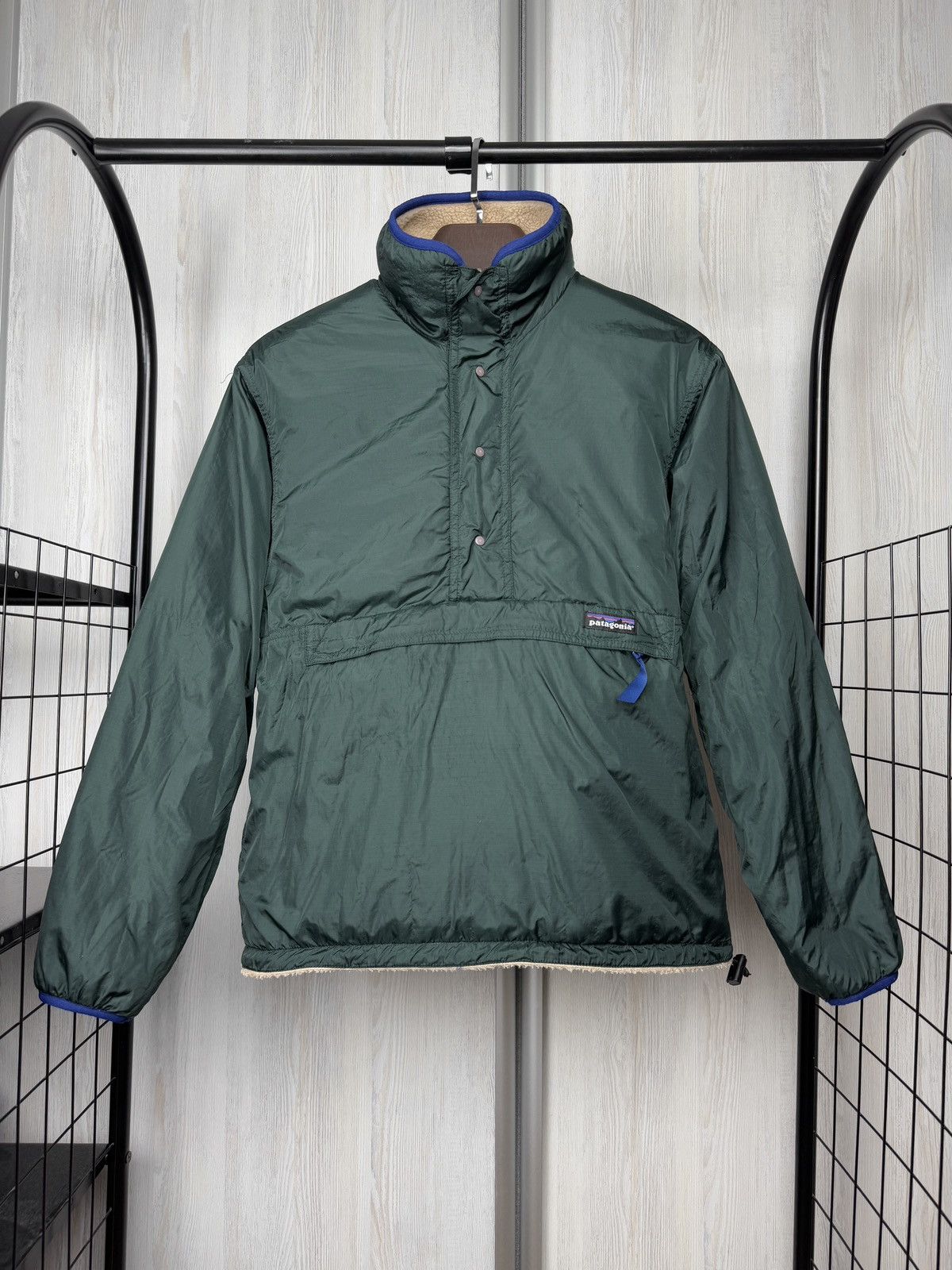 Patagonia 90s Patagonia Glissade Jacket Made in USA XS-S Green x Beige Size US XS / EU 42 / 0 - 1 Thumbnail