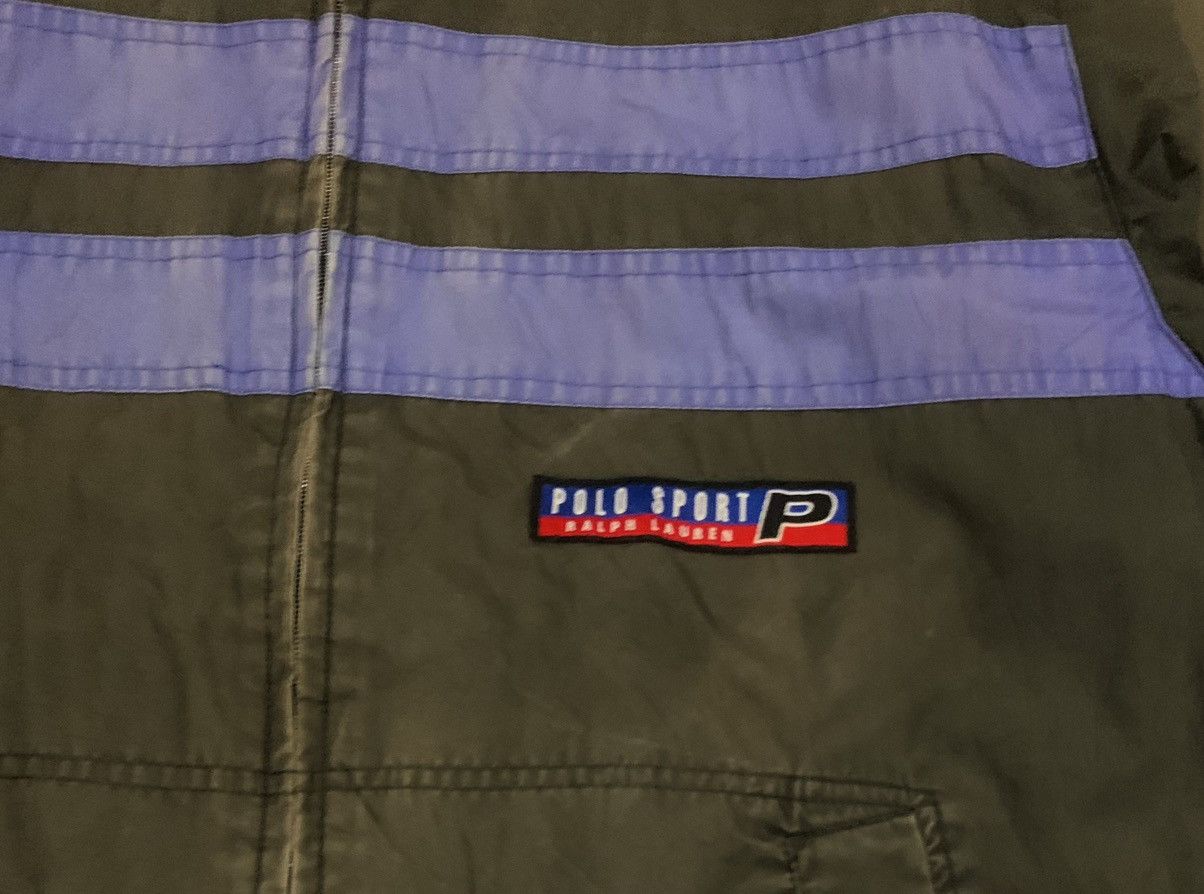 Polo Ralph Lauren Trashed Vintage Polo Sport Ralph Lauren Jacket Sun Faded Size US XL / EU 56 / 4 - 4 Thumbnail