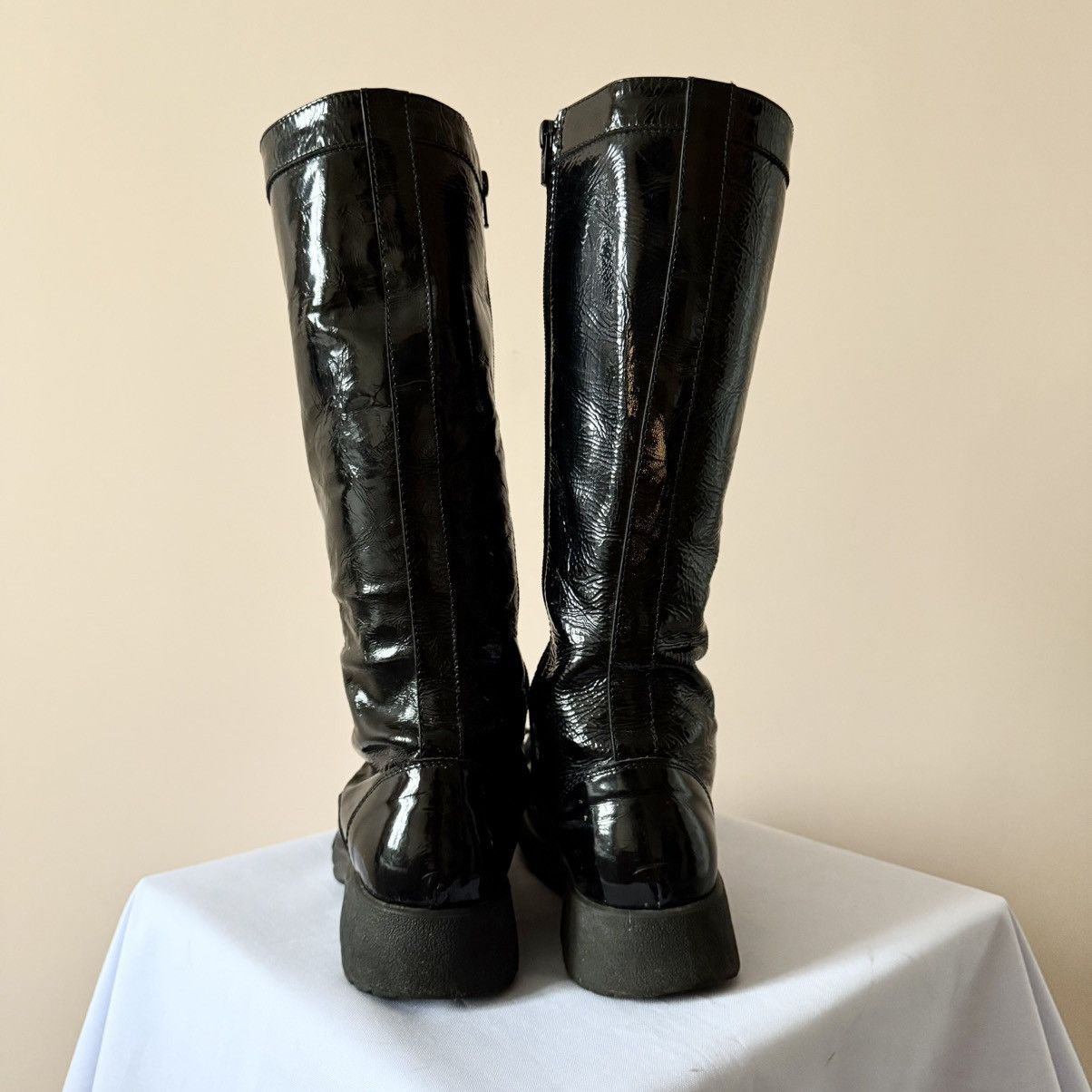 Hysteric Glamour Vintage Y2K Bumper Boxing Racing Zip Lace Up Boots Size US 7 / IT 37 - 12 Thumbnail