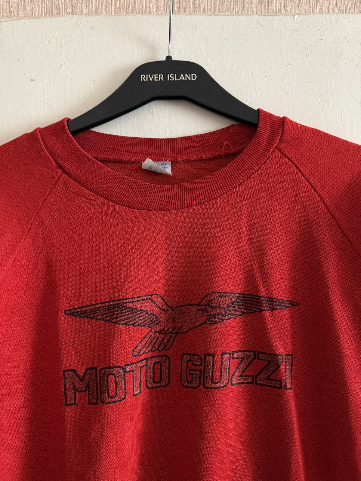Other Vintage Moto Guzzi Crewneck Sweatshirt Leather Elbow Patches Size US M / EU 48-50 / 2 - 4 Thumbnail