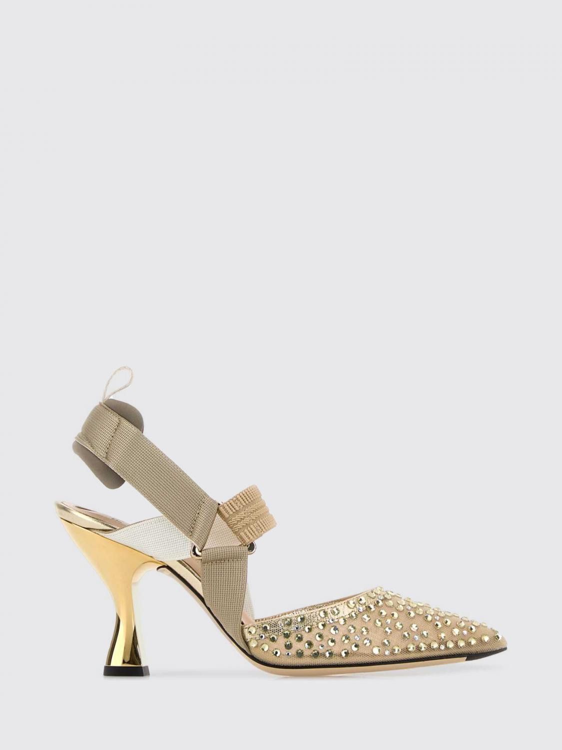 Fendi Fendi Pump Woman Nude Size US 9.5 / IT 39.5 - 1 Thumbnail