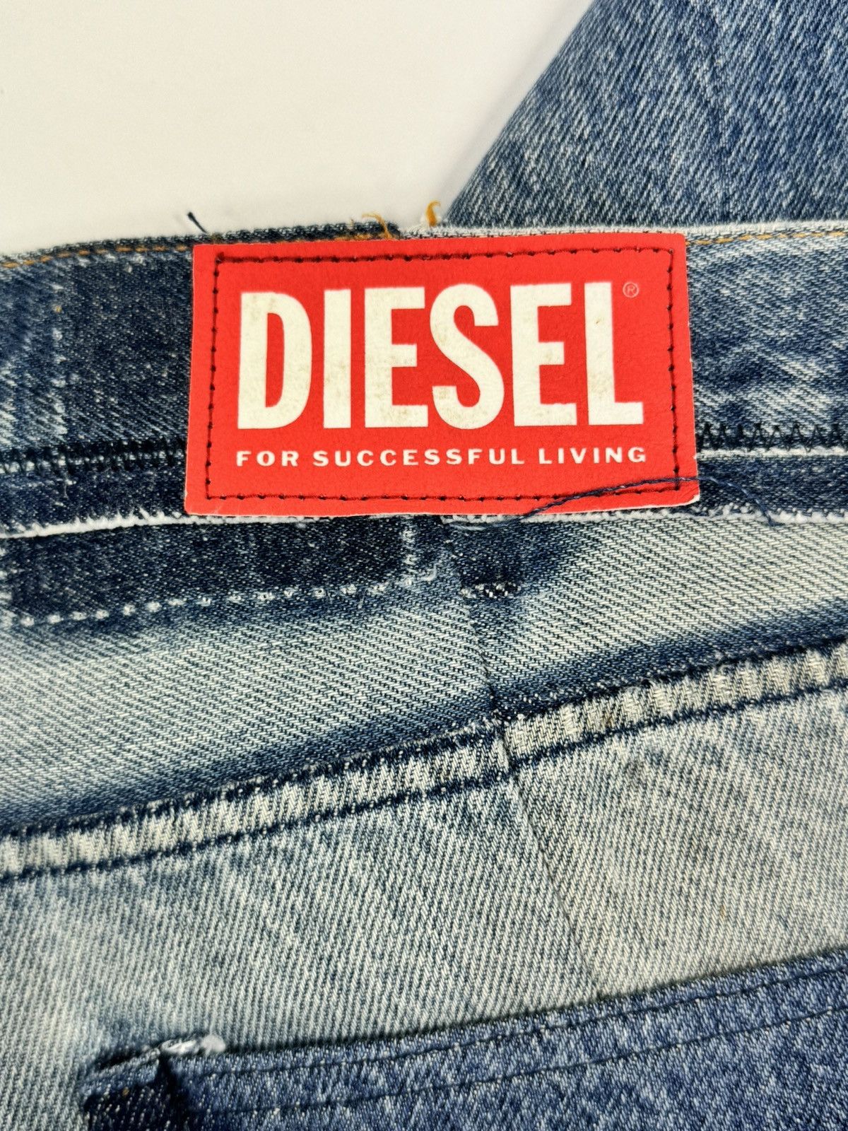 READYMADE x DIESEL DISTRESSED DENIM JEANS Size US 34 / EU 50 - 3 Thumbnail