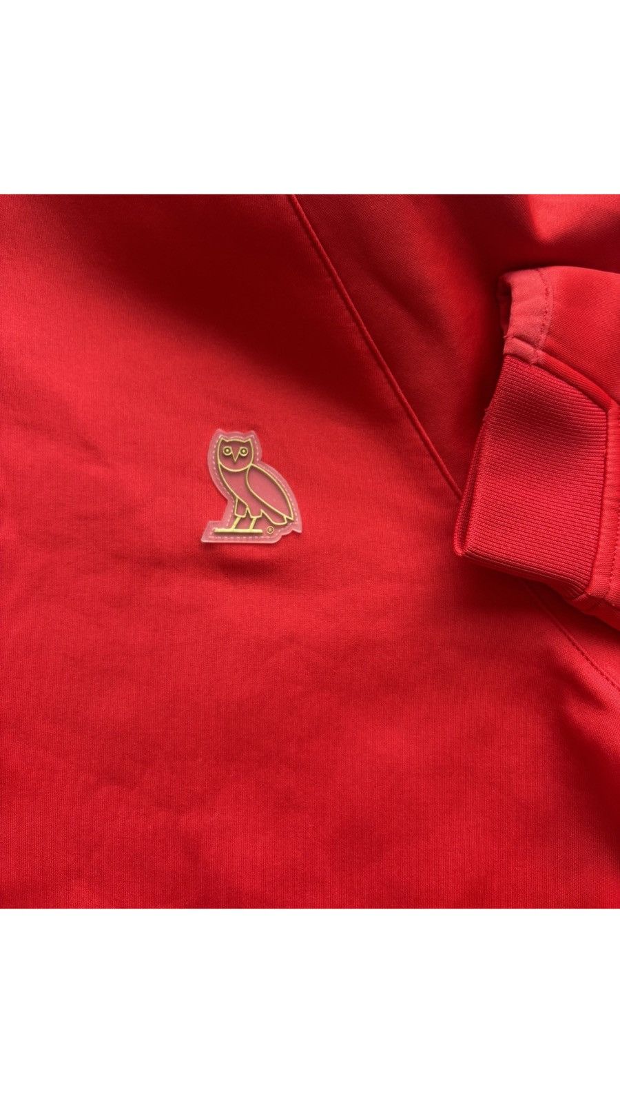 Other OVO (October's Very Own) Men's Red Zip Up Track Jacket Size US S / EU 44-46 / 1 - 2 Thumbnail