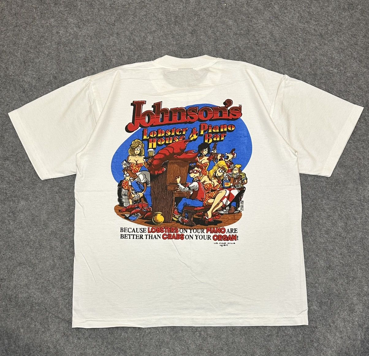 Big John vintage Big Johnson "Life Rafts" t-shirt. Size US L / EU 52-54 / 3 - 1 Thumbnail