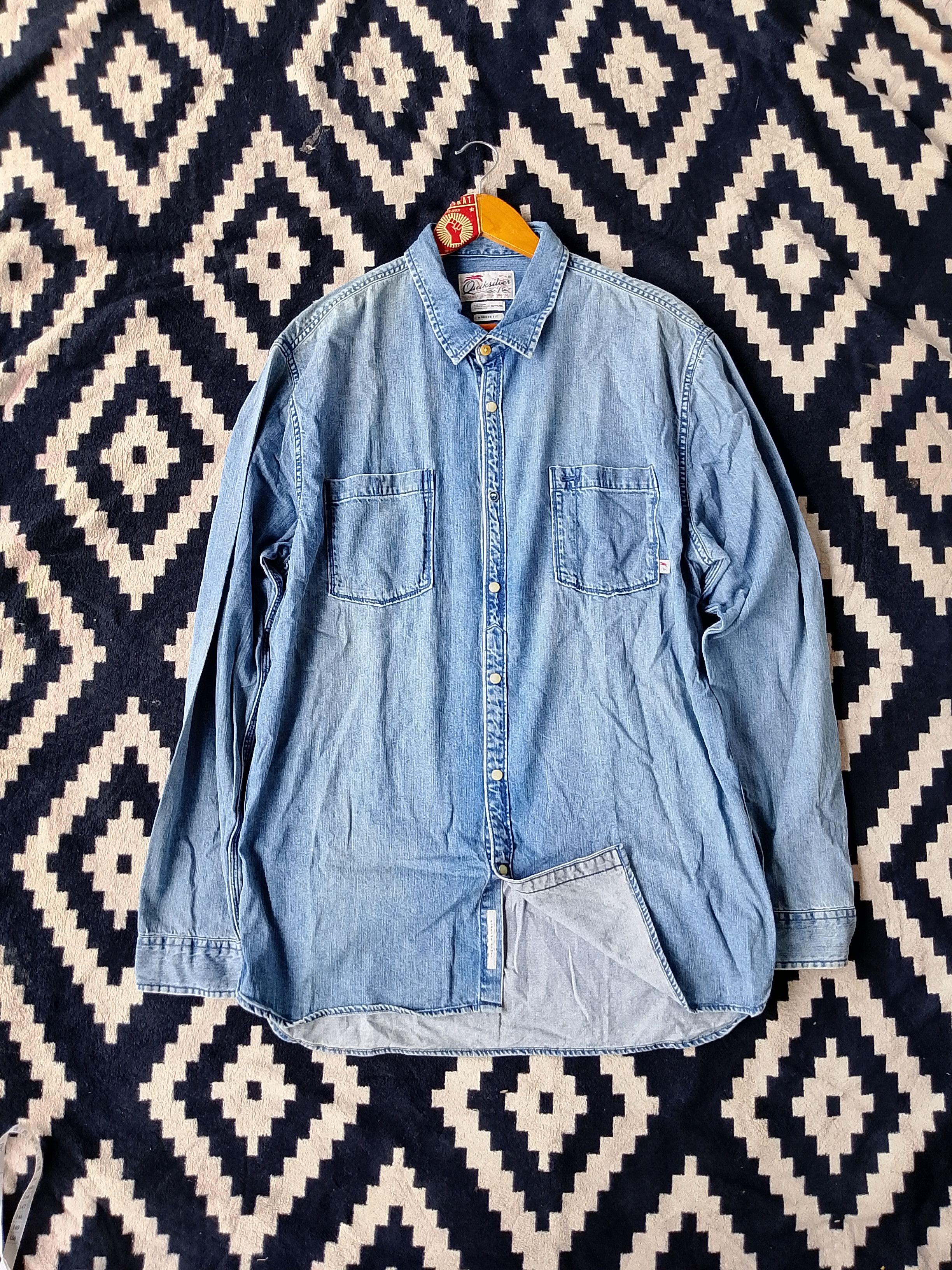 Quiksilver Radical Times in Paradise by Quiksilver Jeans Button Shirt Size US XXL / EU 58 / 5 - 2 Thumbnail