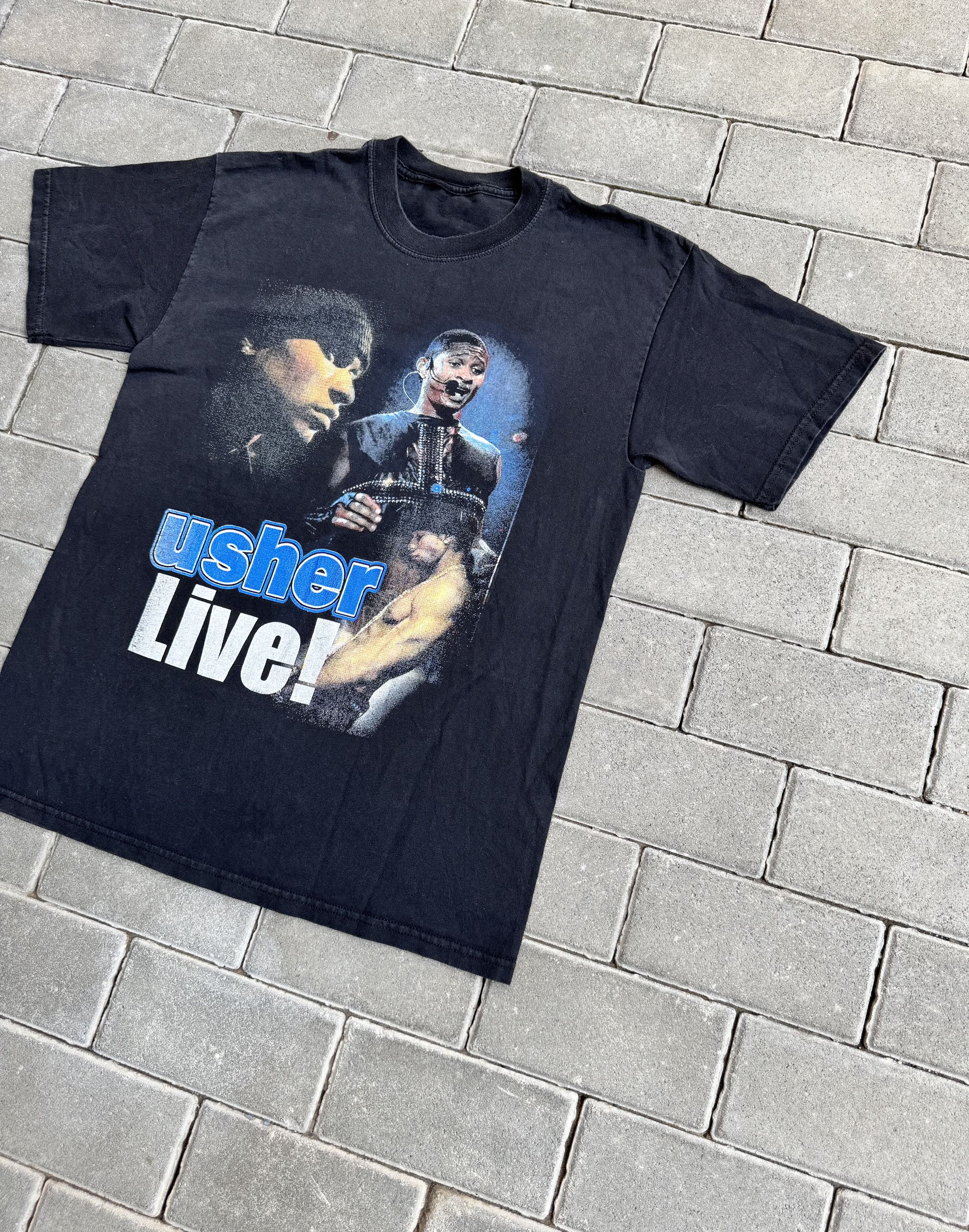 Vintage Usher Concert Tour T Shirt Kanye West Vintage 2004 Size US L / EU 52-54 / 3 - 3 Thumbnail