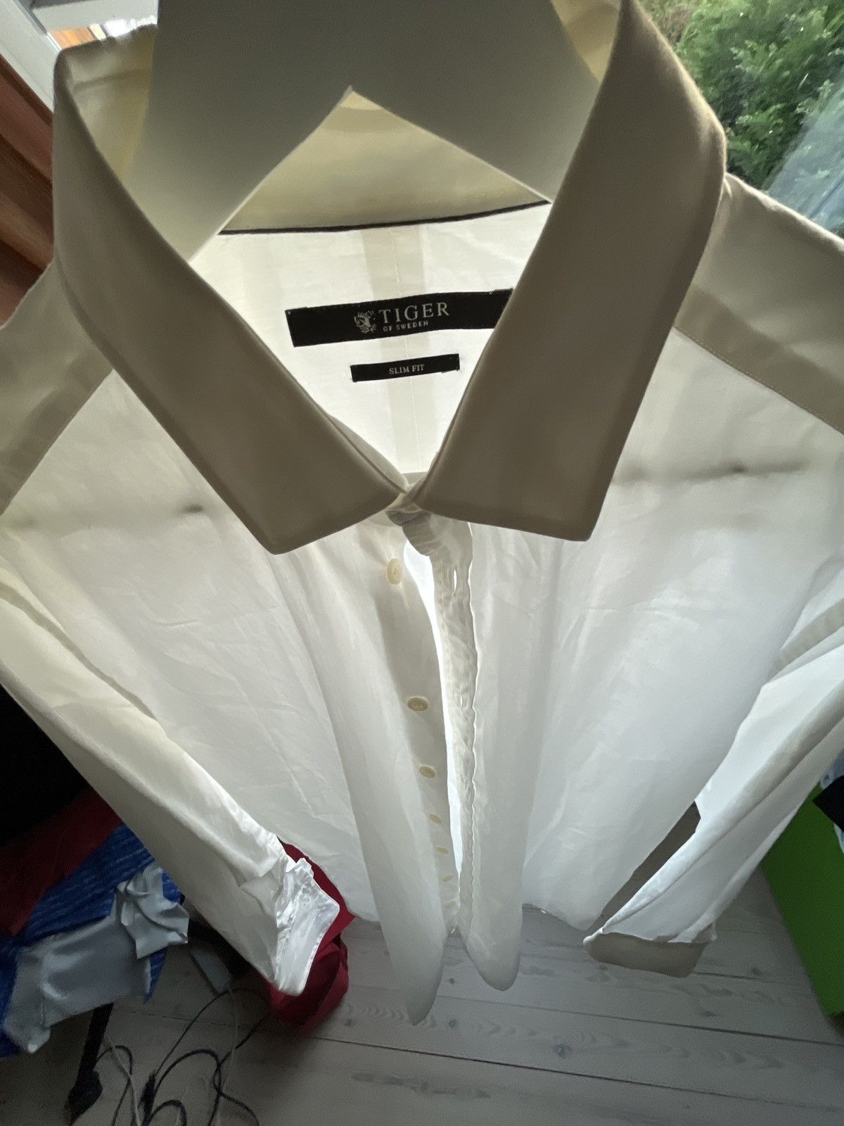 Never used white shirt with french cuffs