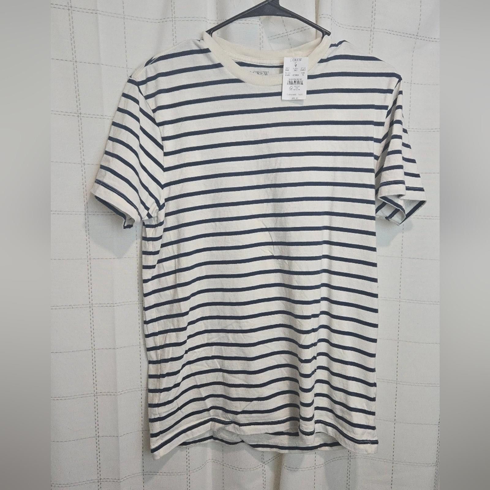 J.Crew J Crew Slim Broken-in Striped Tee Size US M / EU 48-50 / 2 - 3 Thumbnail