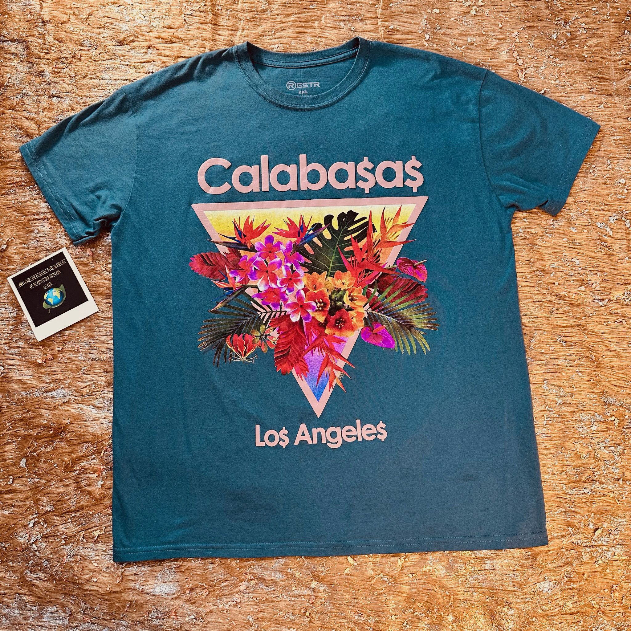 LOS ANGELES X CALABASAS FLORAL PRINT S/S T SHIRT