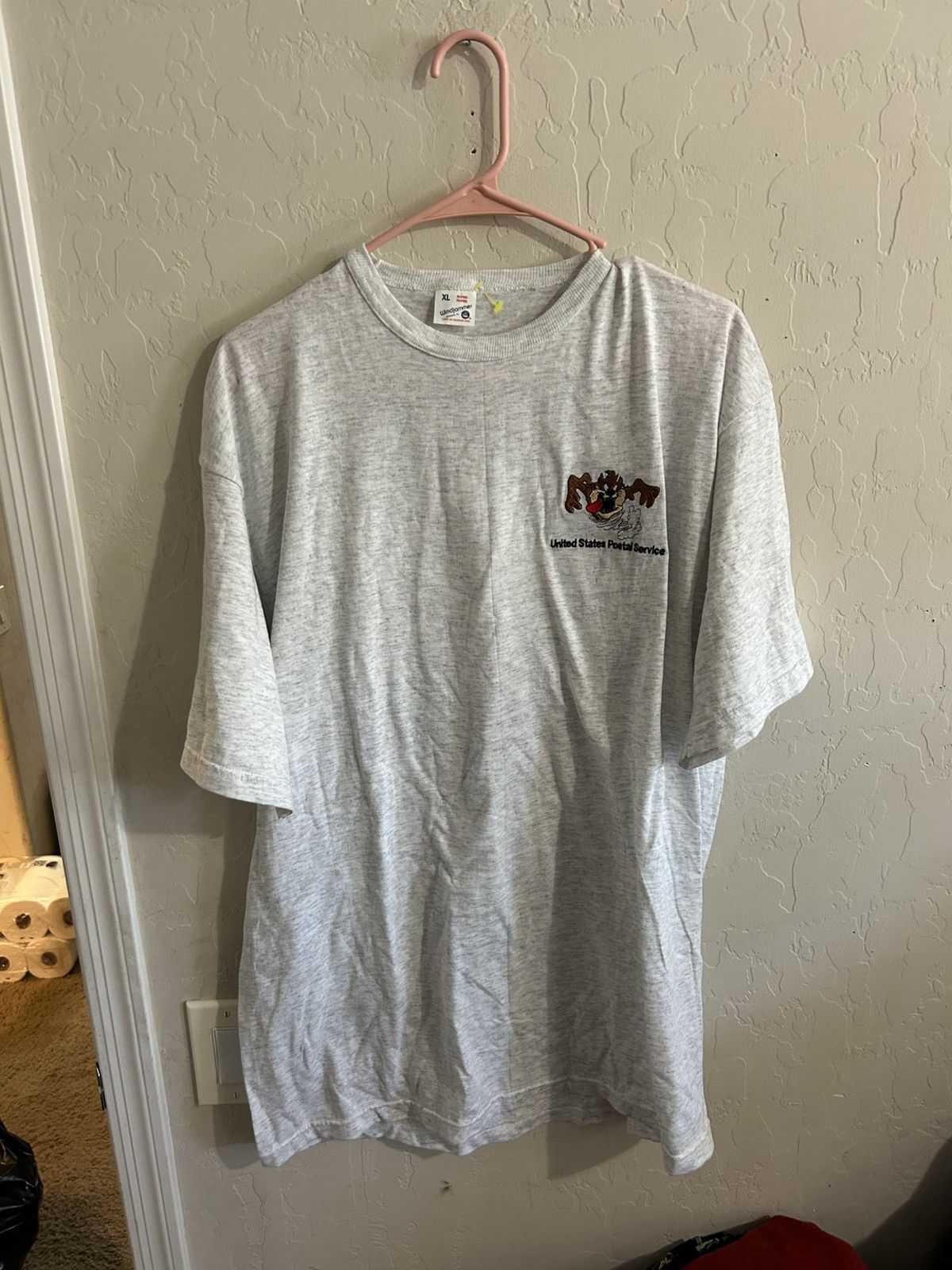 Vintage × Warner Bros Vintage Tazmanian Devil United Postal Service Shirt XL Size US XL / EU 56 / 4 - 4 Thumbnail