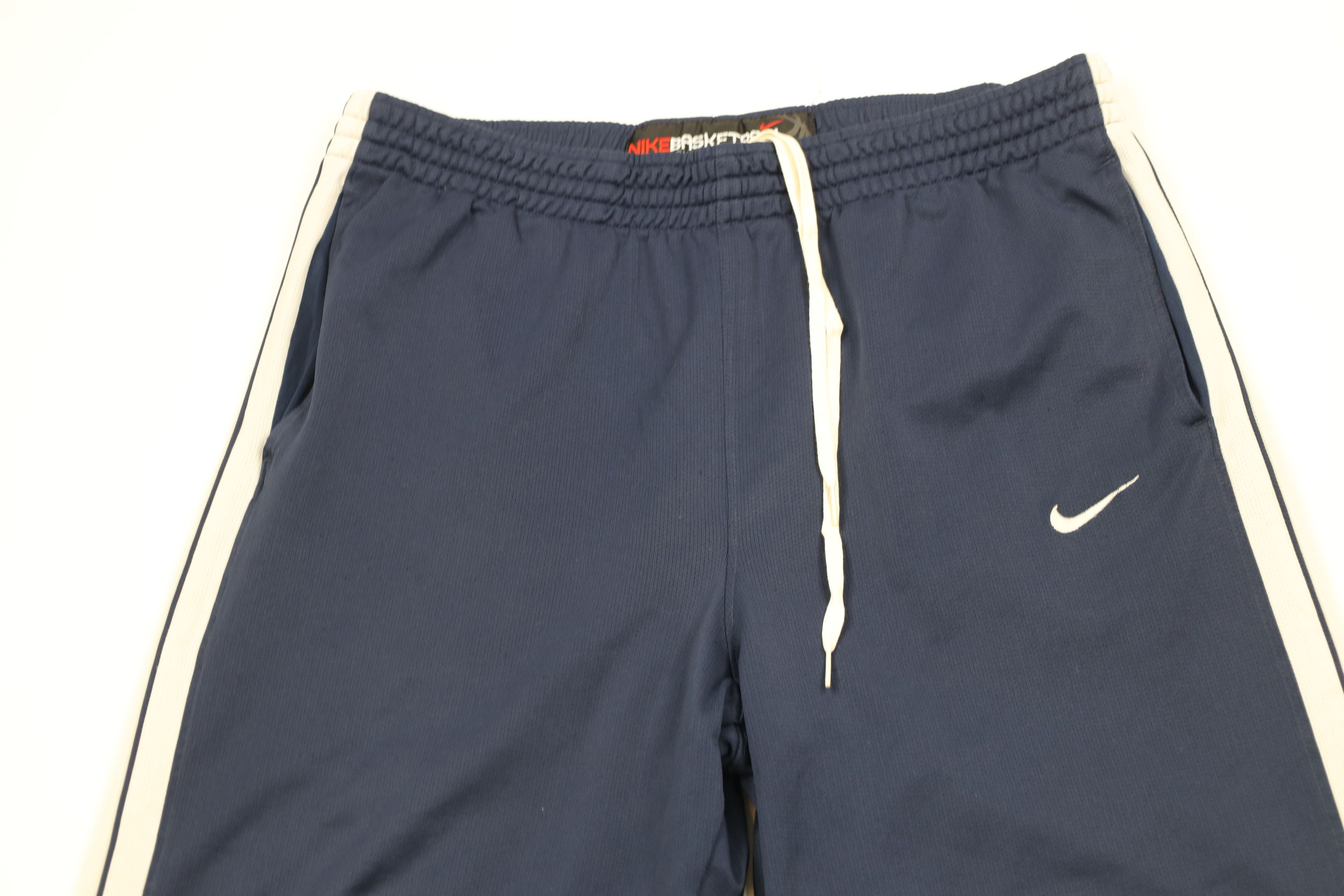 Nike Vintage Nike Basketball Wide Leg Sweatpants Pants Blue Size US 36 / EU 52 - 2 Thumbnail