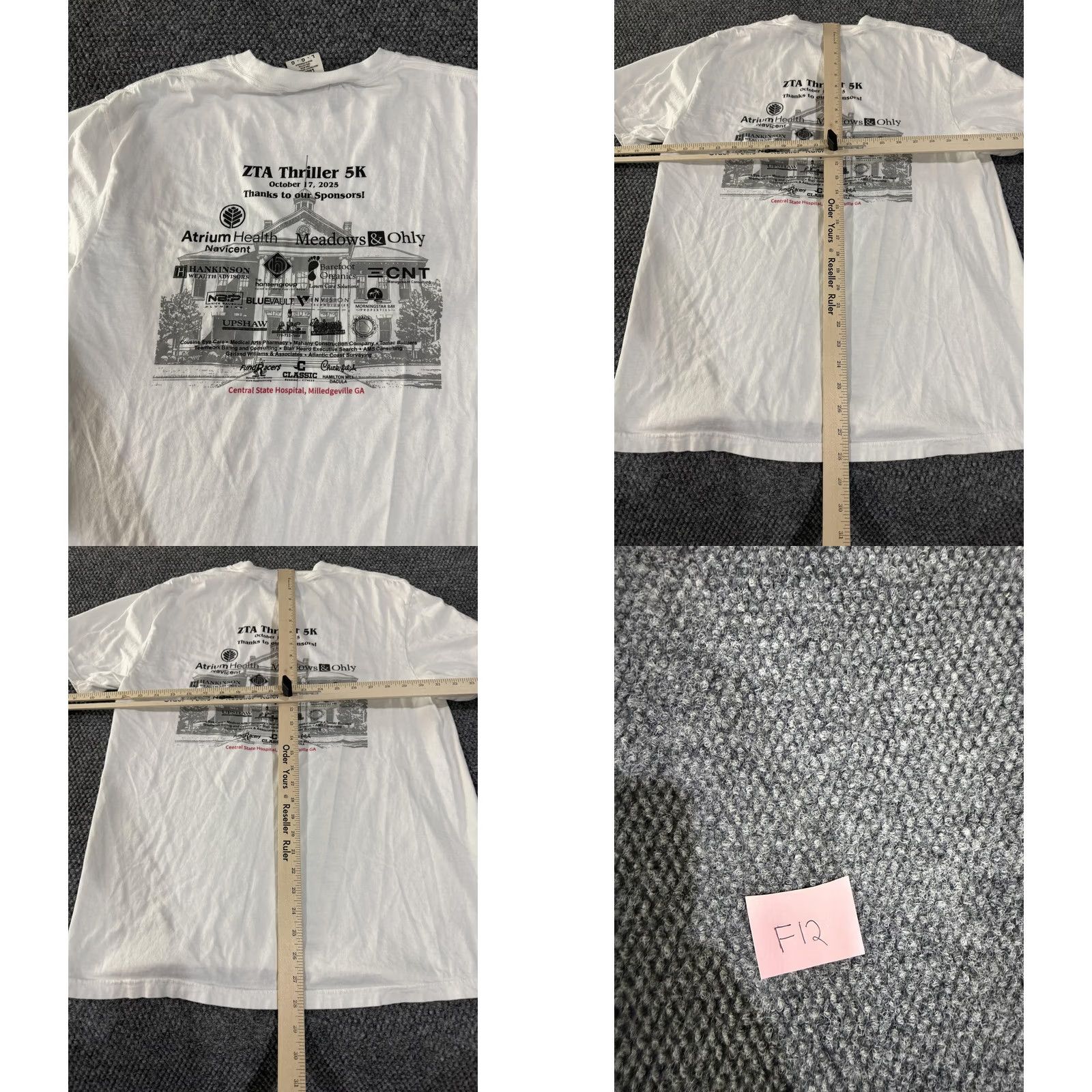 Comfort Colors Comfort Colors Shirt Womens L White Thriller 5K Zeta Tau Alpha Tee Top Running & Jogging Greek Life Breast Cancer Awareness Womens Size L / US 10 / IT 46 - 8 Thumbnail