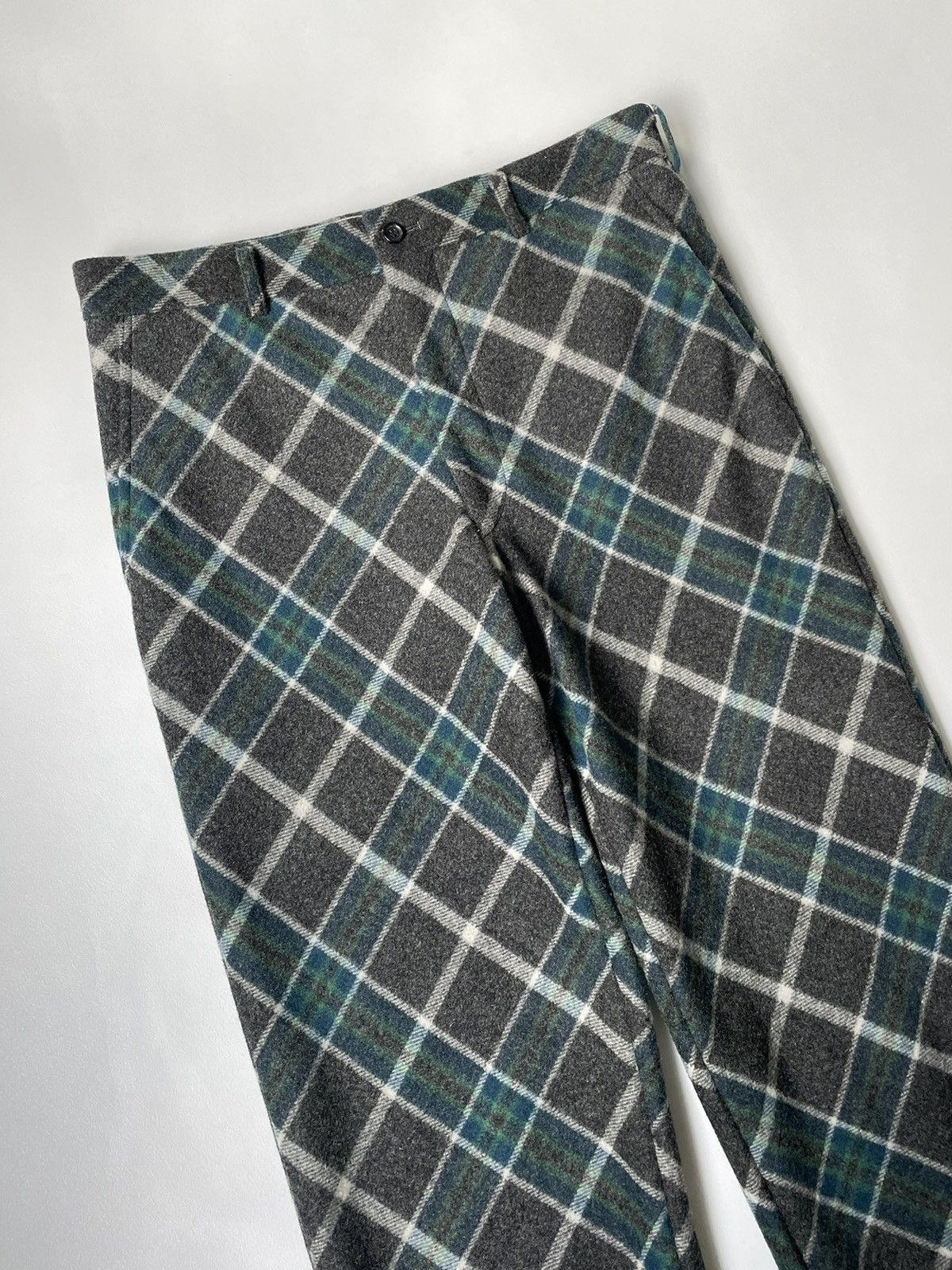 Comme des Garcons Homme Plus A/W 06 Plaid Check Wool Trousers Size US 32 / EU 48 - 5 Thumbnail