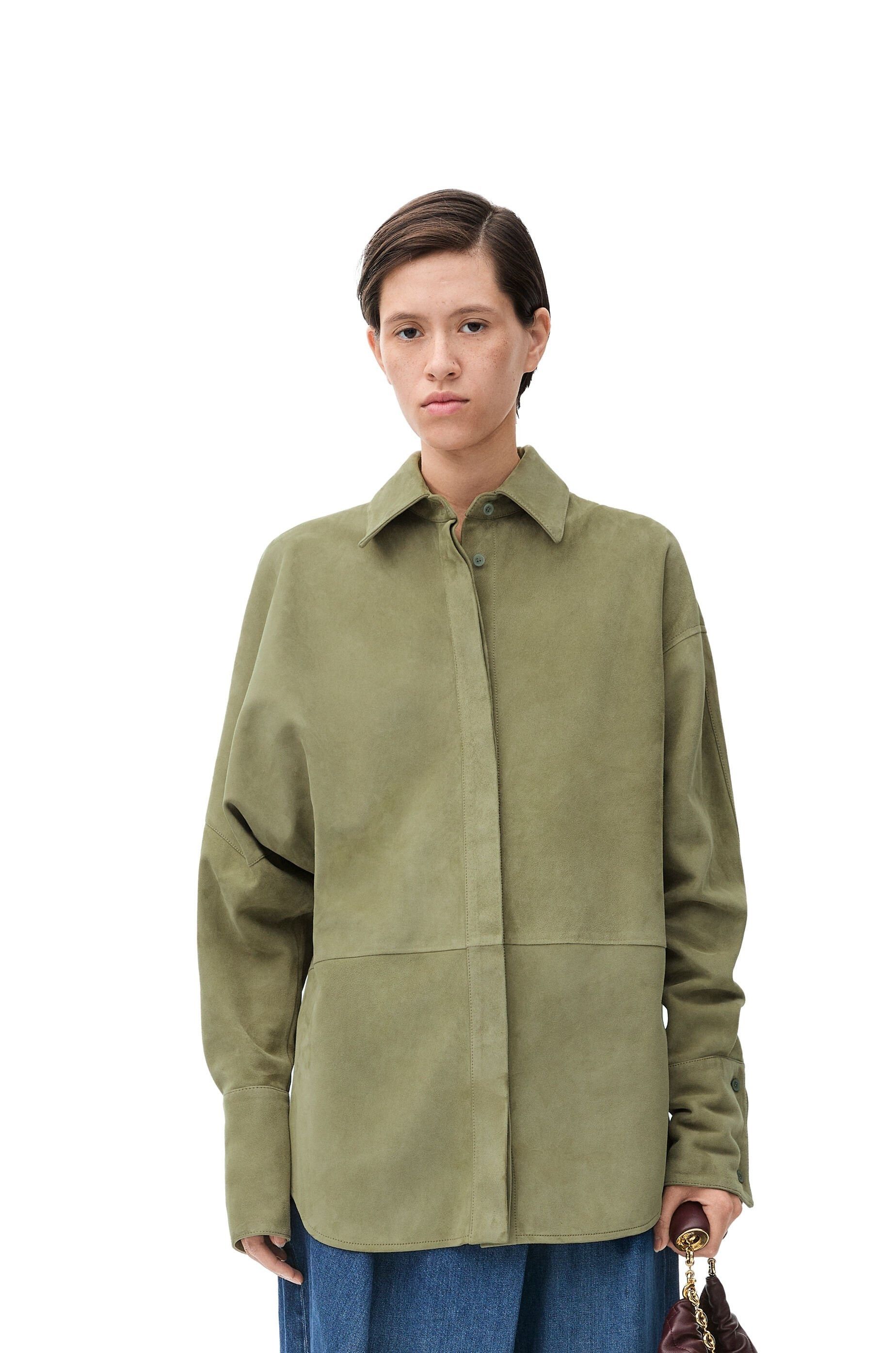 Loewe o1w1db10426 Button Ups in Green Size L / US 10 / IT 46 - 3 Thumbnail