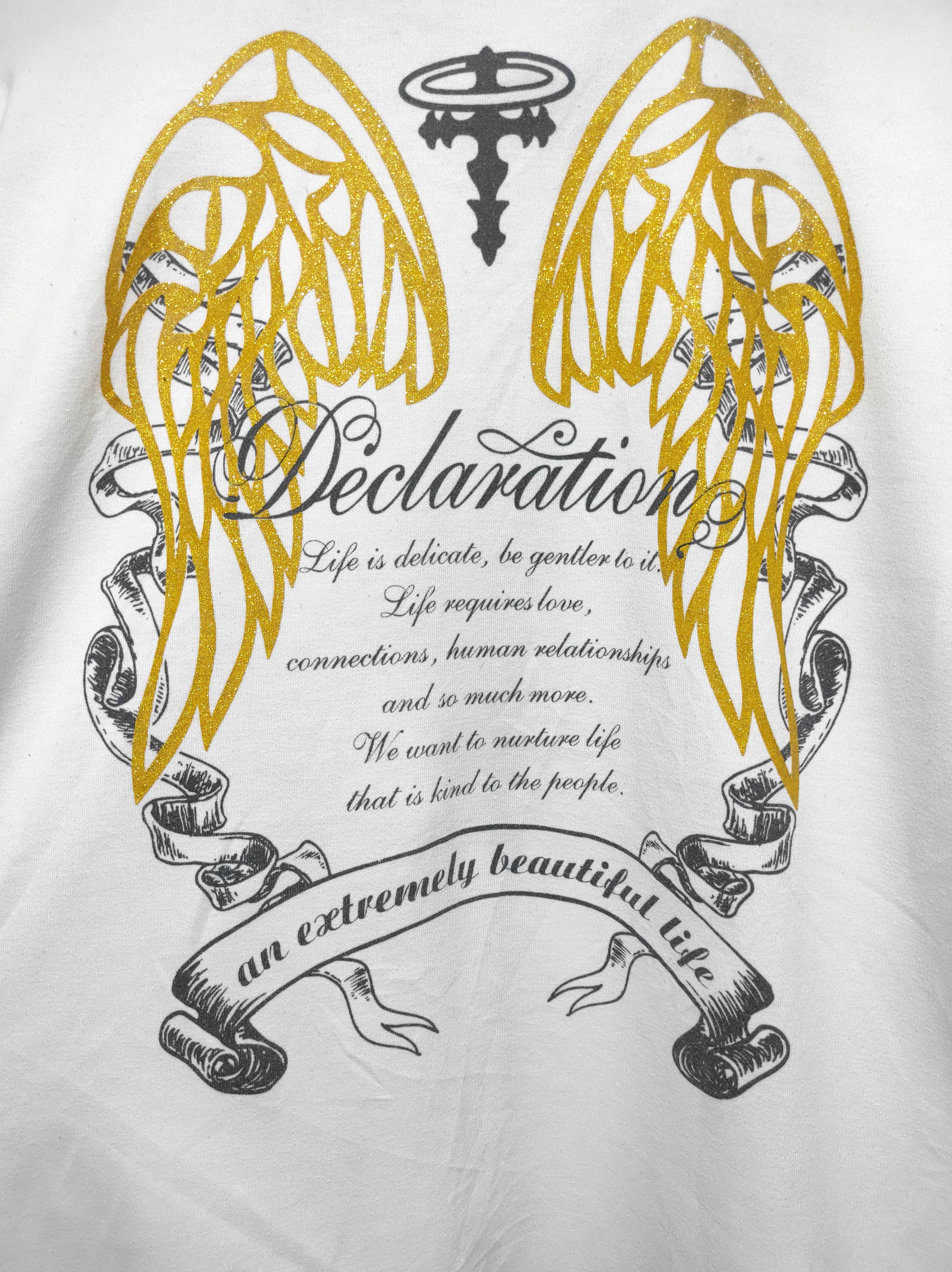 Affliction Japanese Brand Pleggi Poem Wings Sweatshirt Size US XXL / EU 58 / 5 - 16 Thumbnail
