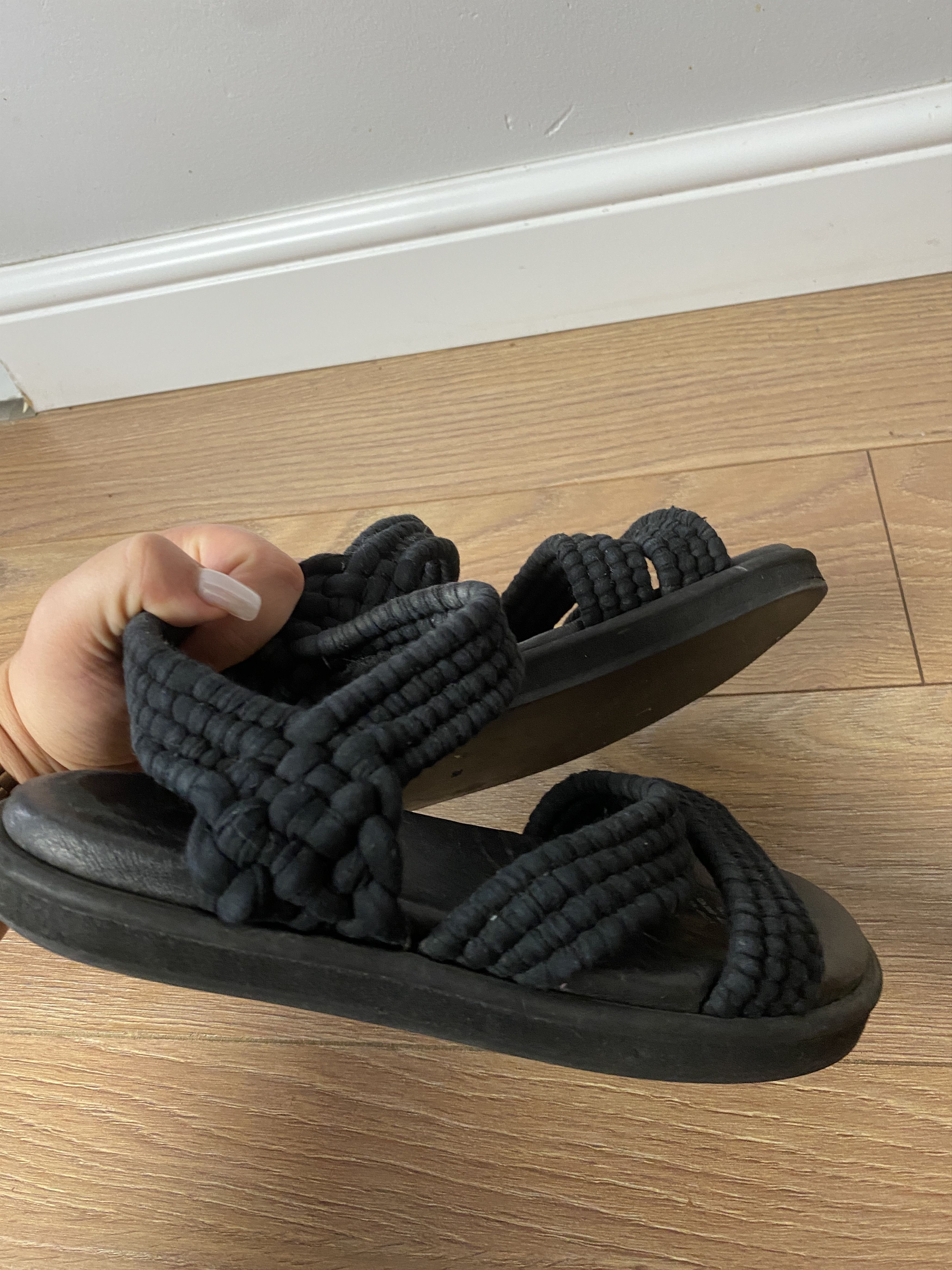 Arket Arket sandals leather Size US 7 / IT 37 - 8 Thumbnail