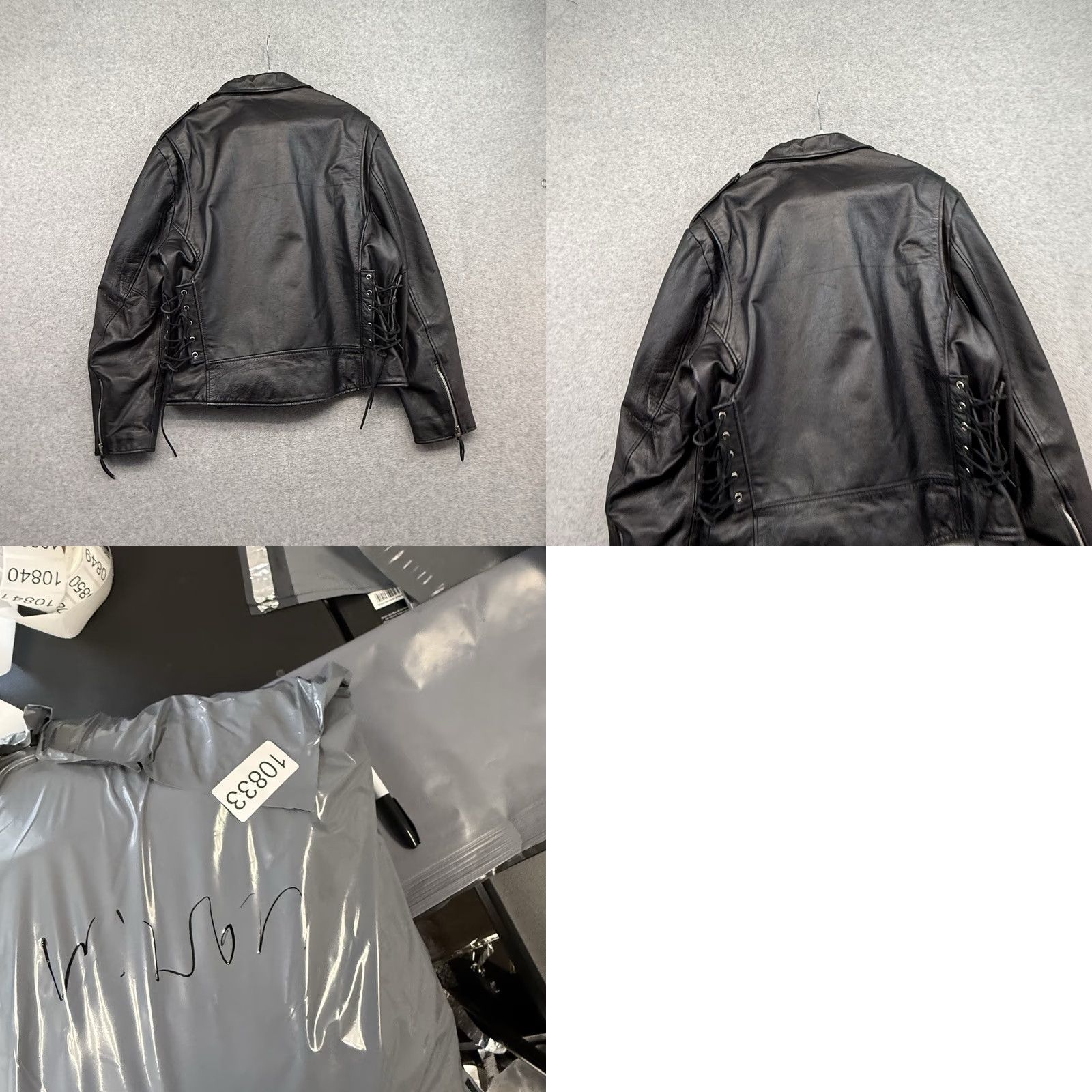 Vintage VINTAGE Wilsons Black Leather Heavy Biker Motorcycle Jacket XL Moto Insulated Size US XL / EU 56 / 4 - 8 Thumbnail