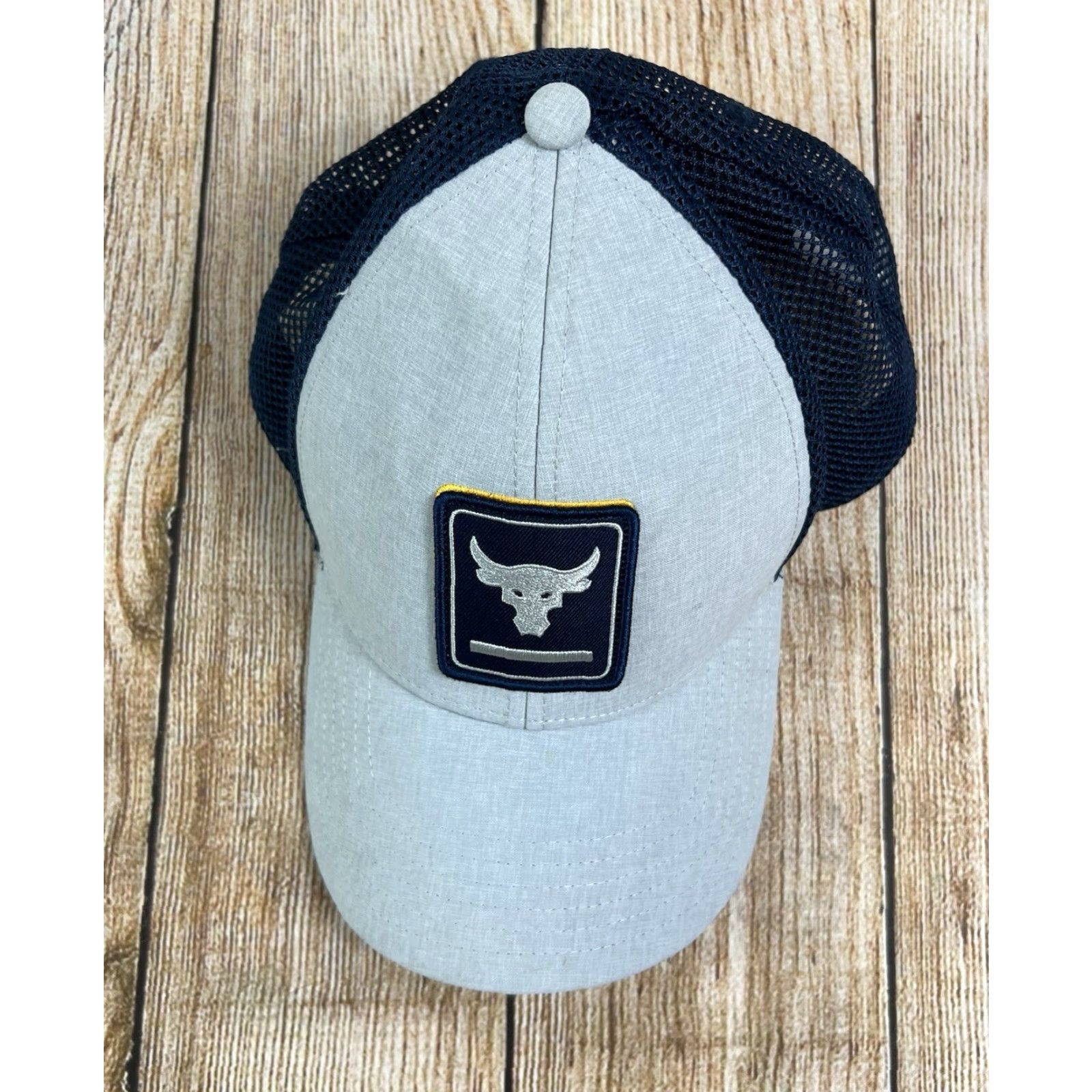 Under Armour Under Armour Hat Snapback Cap Blood Sweat Respect Project Rock Blue Gray One Size Men Cap Hat Size ONE SIZE - 3 Thumbnail