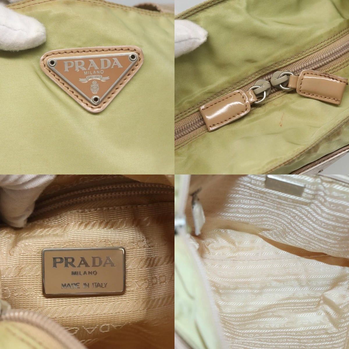 Prada PRADA Tote Bag Nylon Light Green Size ONE SIZE - 11 Thumbnail