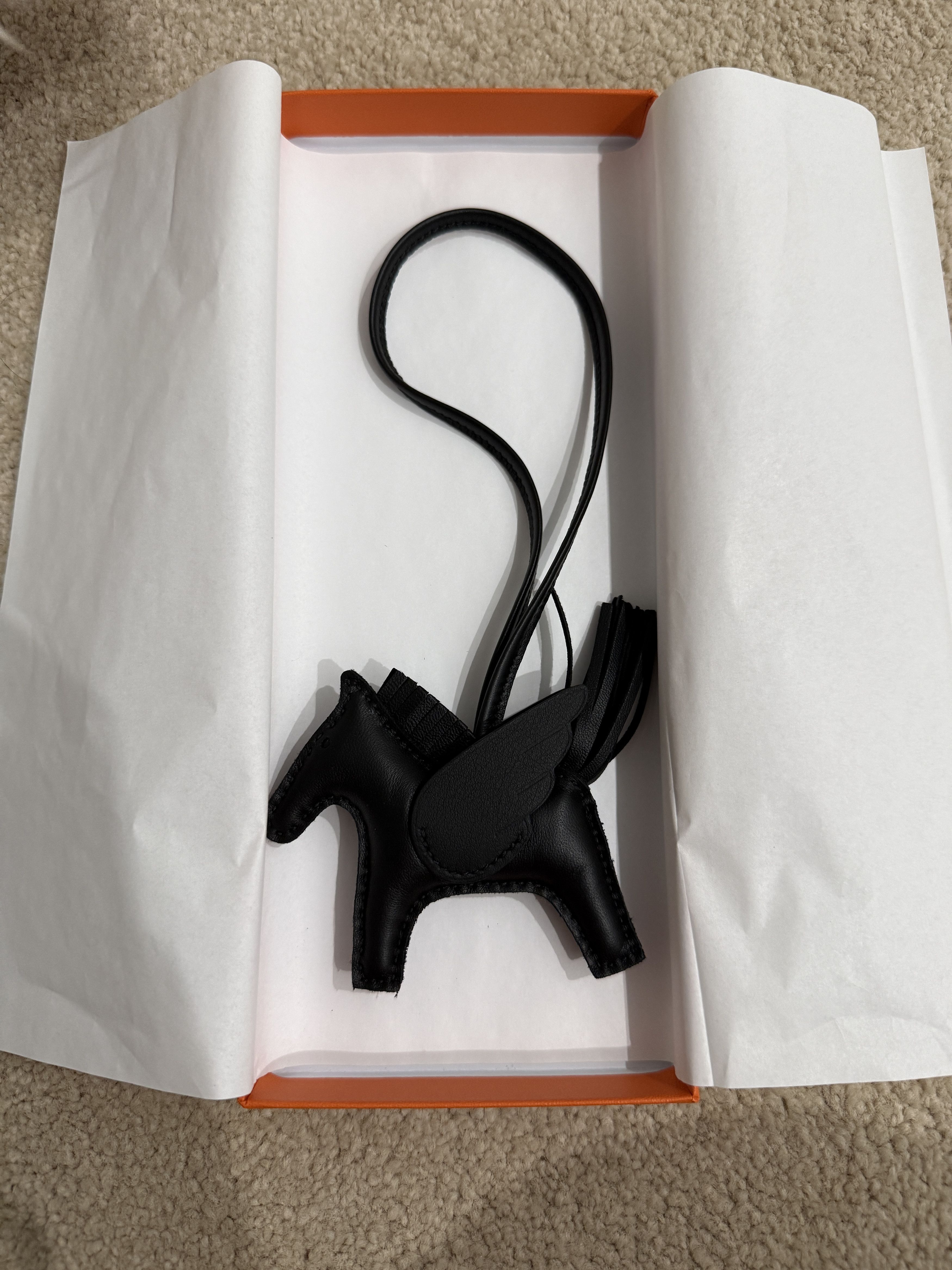 Hermes 2026 New Hermès So Black Pegase Rodeo Charm PM Size Size ONE SIZE - 1 Thumbnail
