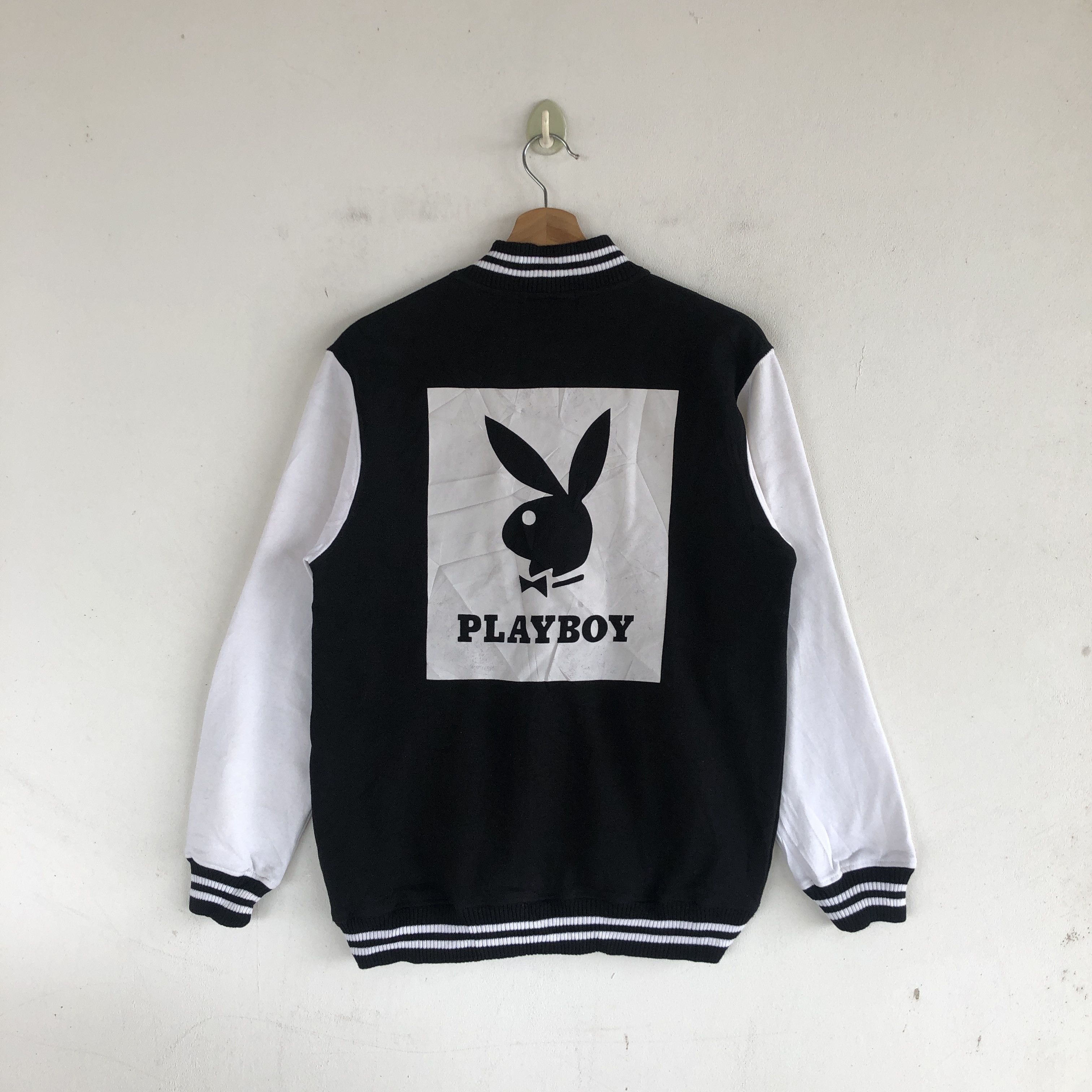 Playboy × Vintage Vintage Playboy Varsity Sweater Bunny Button Sweatshirt Size US S / EU 44-46 / 1 - 1 Thumbnail