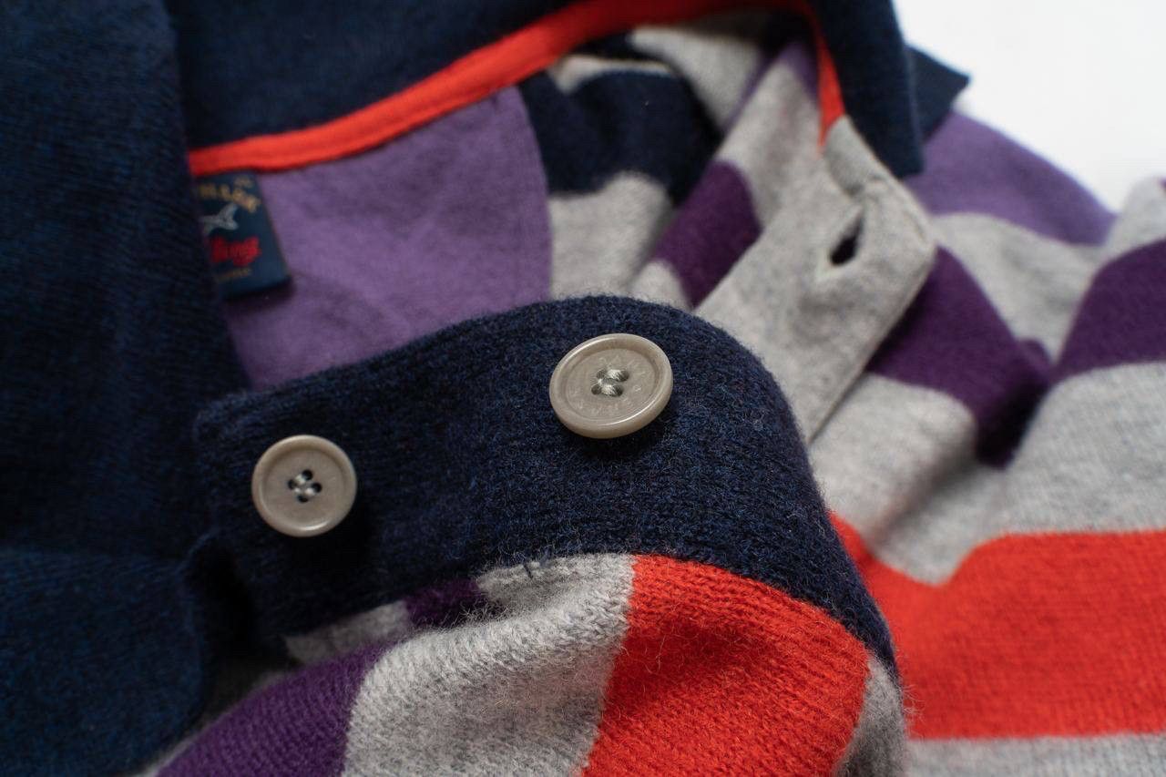 Paul & Shark 🔵PAUL & SHARK Yachting Striped Wool Jumper Sweater Polo Size US XL / EU 56 / 4 - 17 Thumbnail