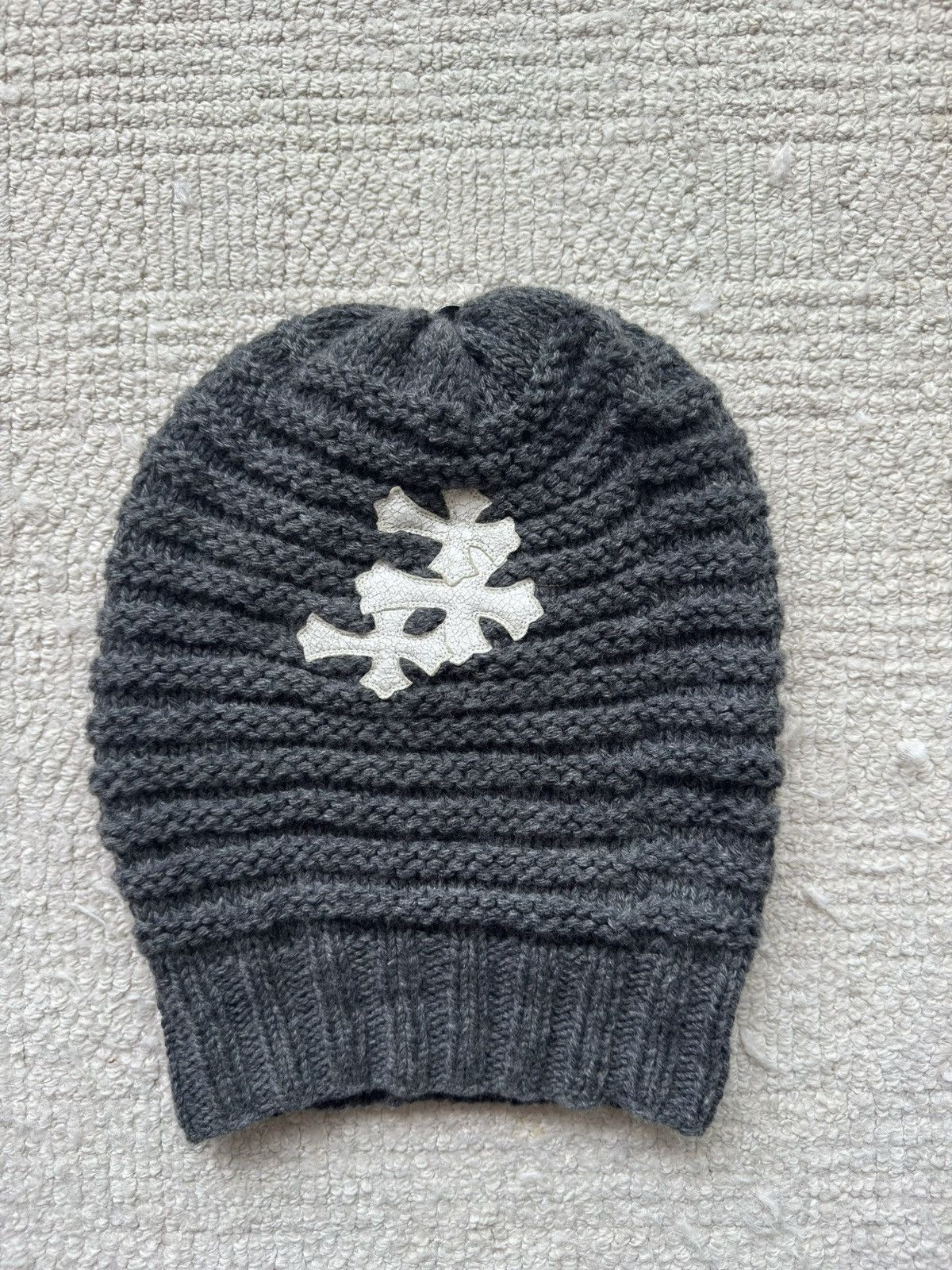 Chrome Hearts CHROME HEARTS grey knitted hat Size ONE SIZE - 1 Thumbnail