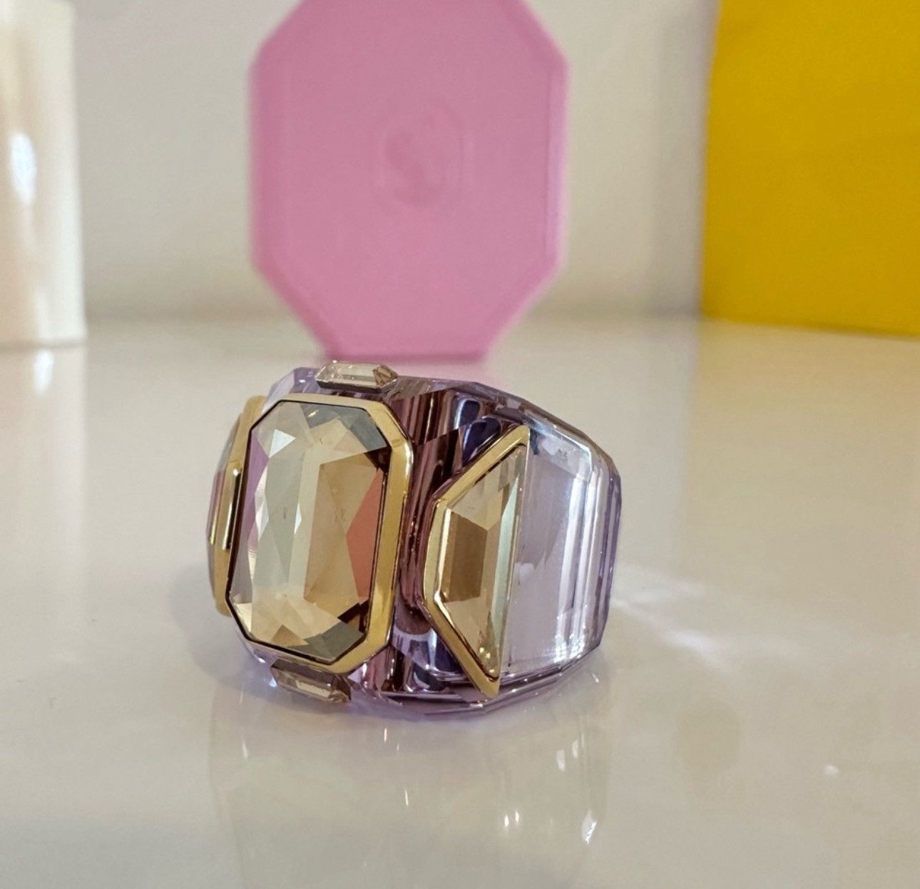 Swarovski Atelier Swarovski Chroma tone cocktail ring Size ONE SIZE - 5 Thumbnail