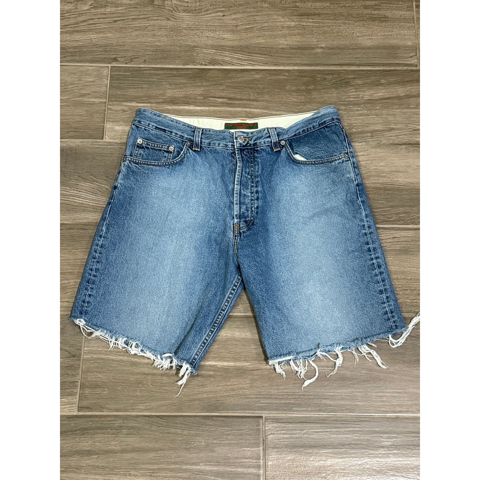 Katharine Hamnett London Vintage y2k Katherine Hamnet Denim Jorts for Men Size US 34 / EU 50 - 1 Thumbnail