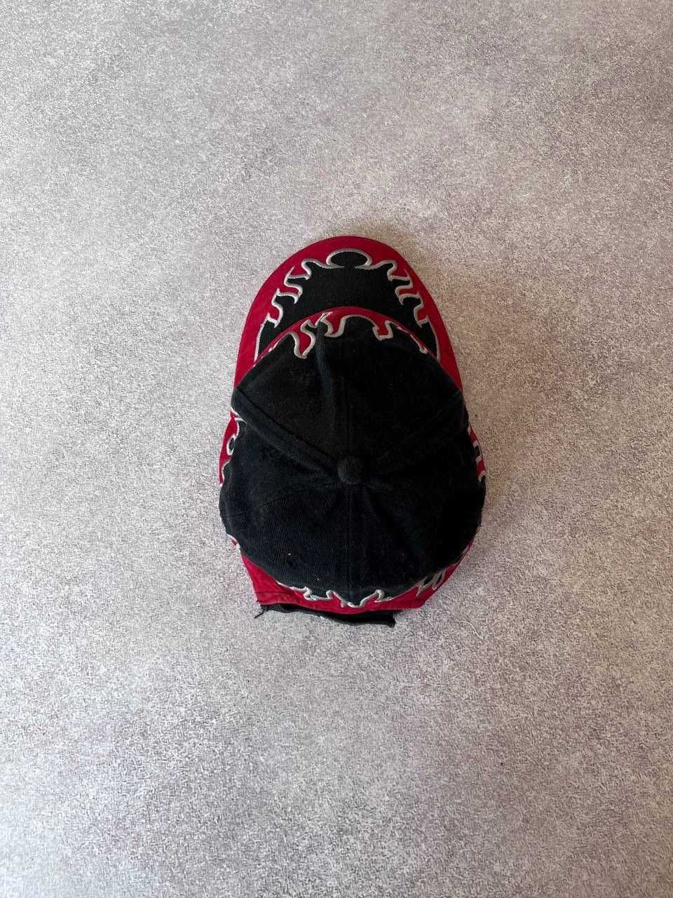 Vintage Vintage Avantgarde Flames Embroidery Oakley Style Cap Size ONE SIZE - 3 Thumbnail