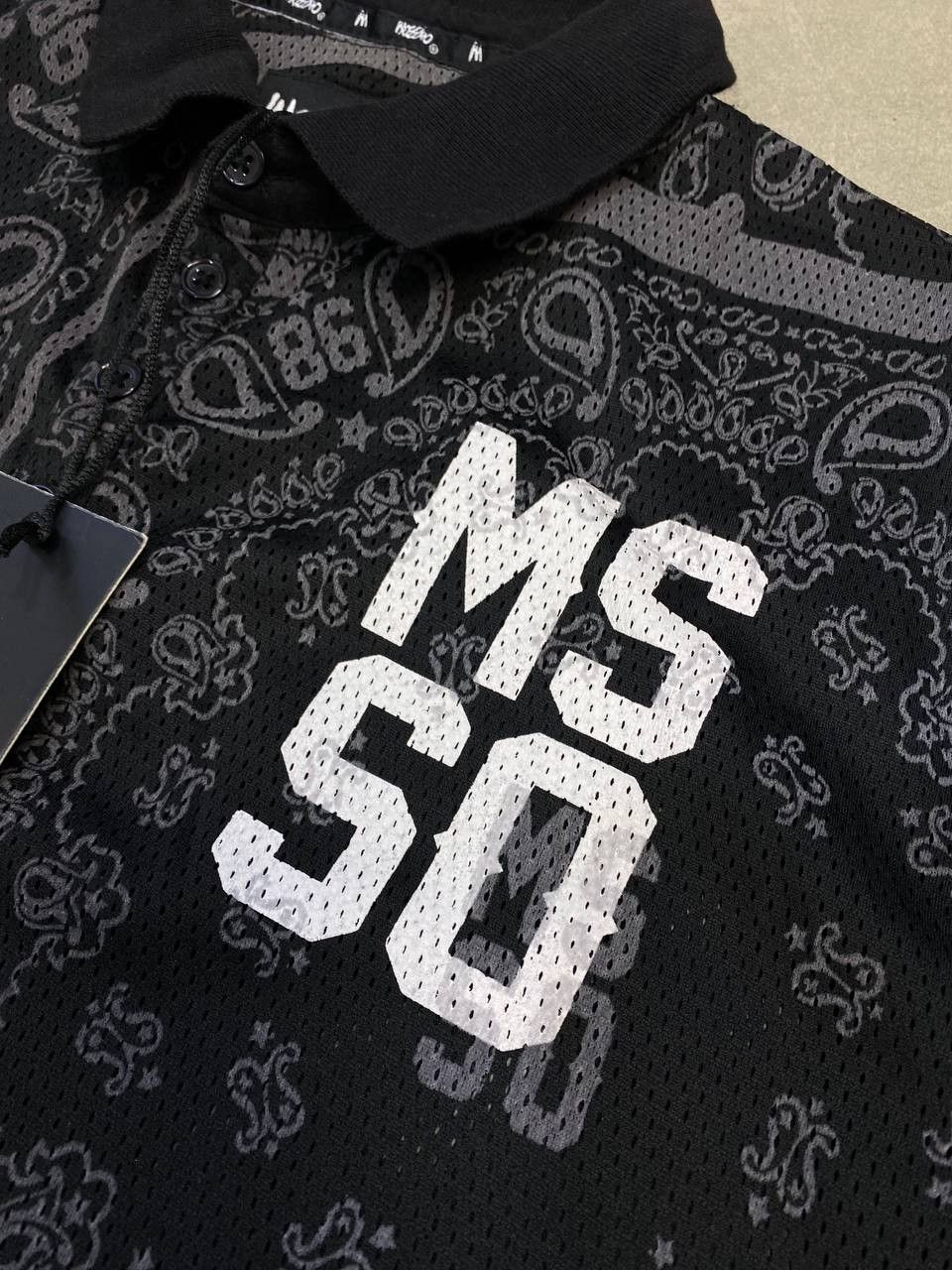 Mossimo Mossimo MSSO 86 Paisley AOP Polo Shirt Size US L / EU 52-54 / 3 - 7 Thumbnail