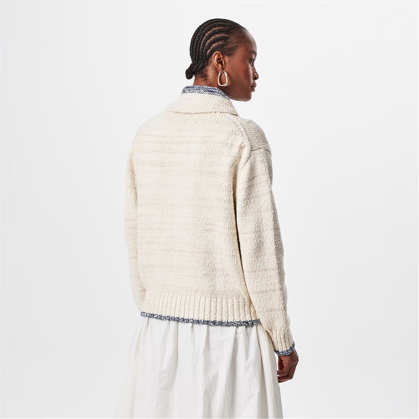 Polo Ralph Lauren o1g2r1mq0825 Polo Cardigan in Cream Size S / US 4 / IT 40 - 4 Thumbnail