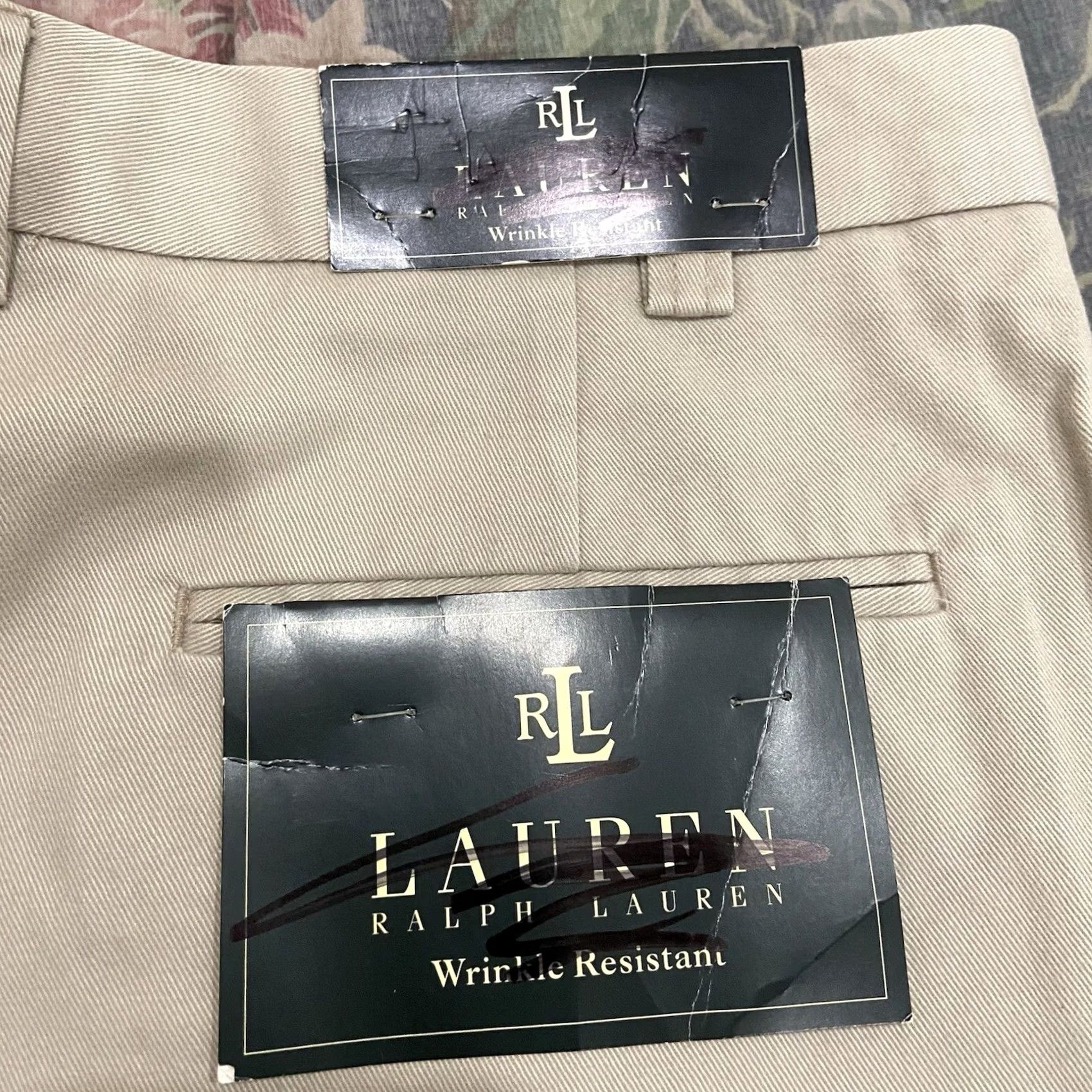 Ralph Lauren Lauren Ralph Lauren Pants Men NWT Total Comfort Flat Front Straight Leg Dress Gray 100% Cotton W38 L34 Size US 34 / EU 50 - 7 Thumbnail