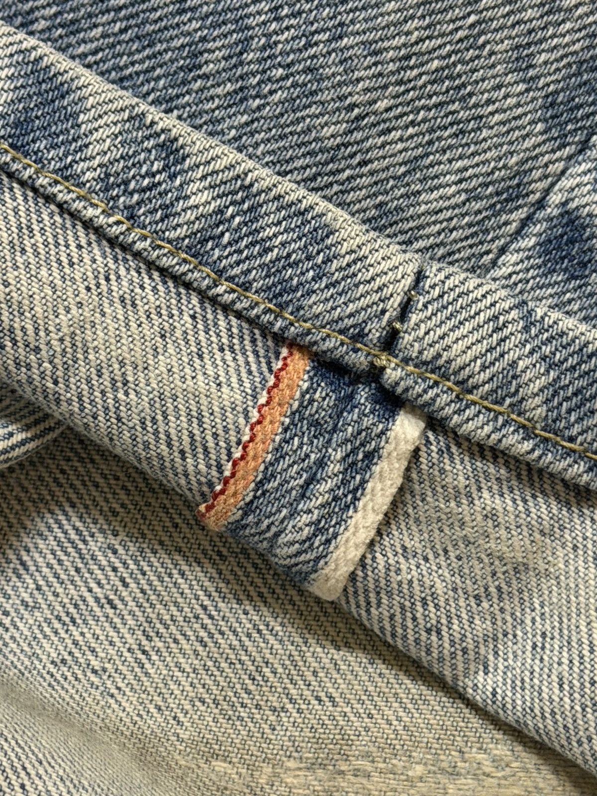 Evisu Vintage 90s Evisu Genes Selvedge Seagull Painted Wide Leg Size US 32 / EU 48 - 7 Thumbnail