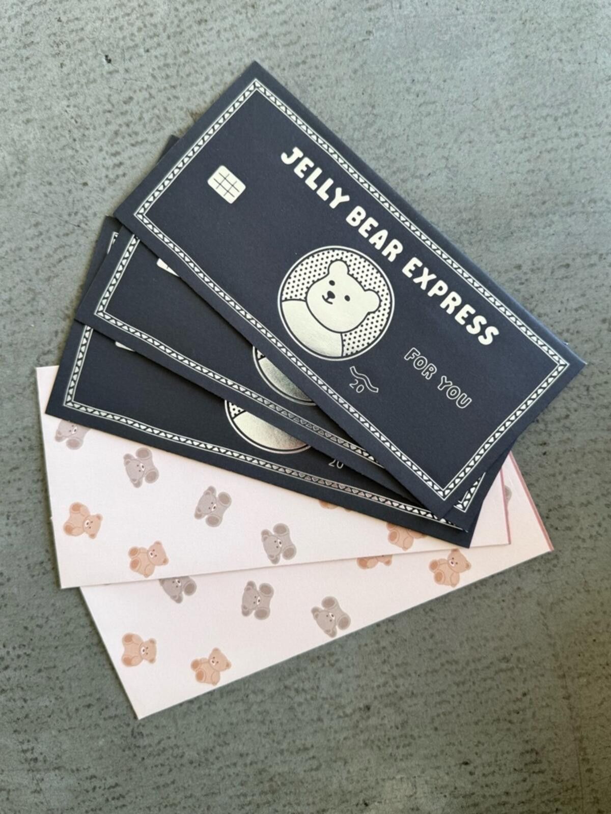 Other Jelly Bear Envelope Set / Stationery / Korea Size ONE SIZE - 1 Thumbnail
