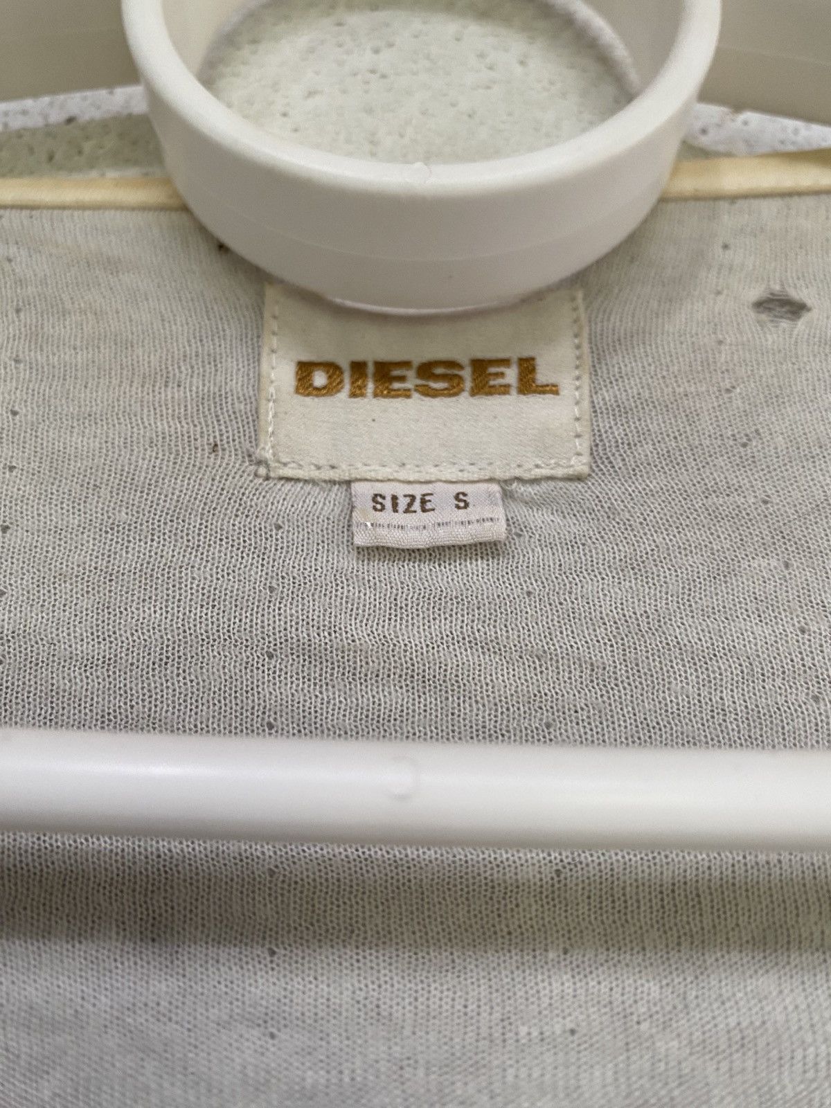 Diesel × Japanese Brand Diesel Crop Top Zip Up Shirt Size S / US 4 / IT 40 - 11 Thumbnail
