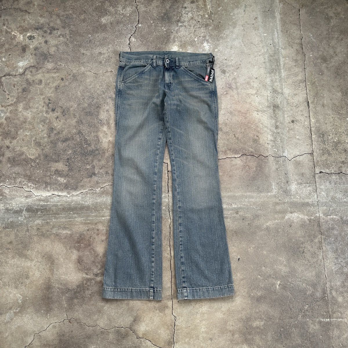 Diesel × Vintage Vintage Y2K Diesel Nadar Low Rise Flared Denim Size 29" - 1 Thumbnail