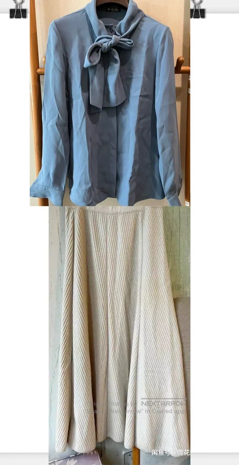 Loro Piana Loro Piana Belted Bow Tie Silk Shirt Size XS / US 0-2 / IT 36-38 - 6 Thumbnail