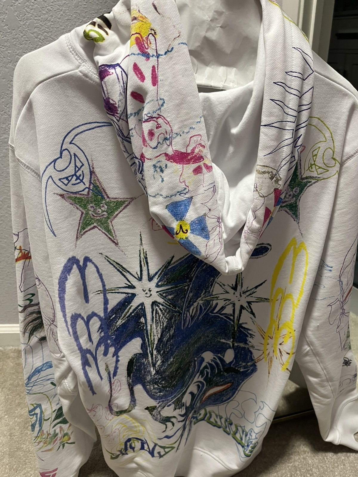 Drain Gang Drain Gang Bladee x Claire Barrow 333 Extasia Hoodie M Size US M / EU 48-50 / 2 - 2 Thumbnail