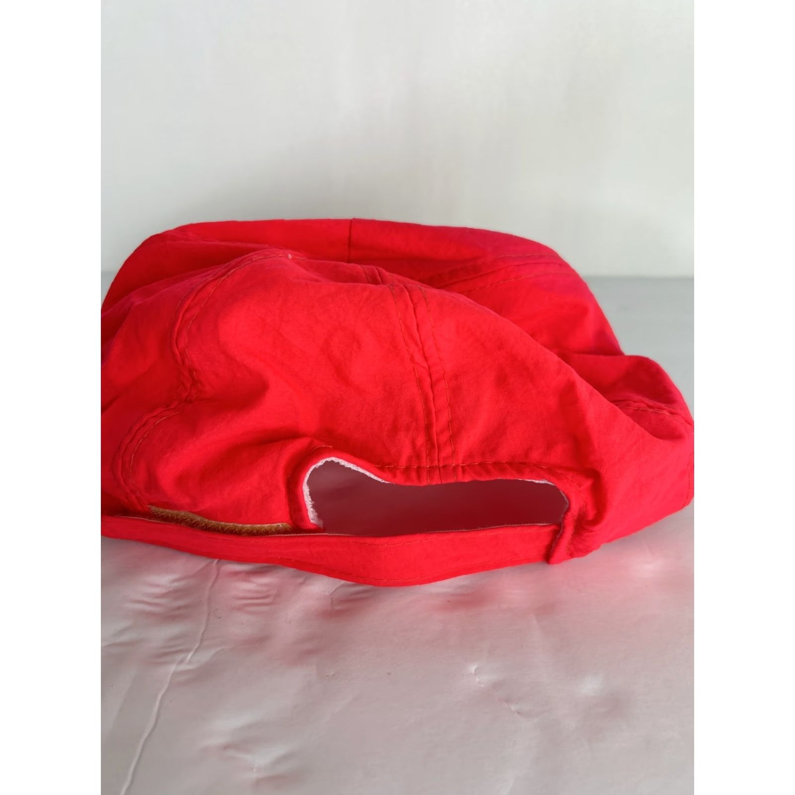 Pinko VINTAGE Neon Pink Strap Back Hat Hook And Loop Granny’s Kitchen Mohr’s Baseball Cap One Size Men Pink Adjustable Baseball Cap Mens Size ONE SIZE - 7 Thumbnail