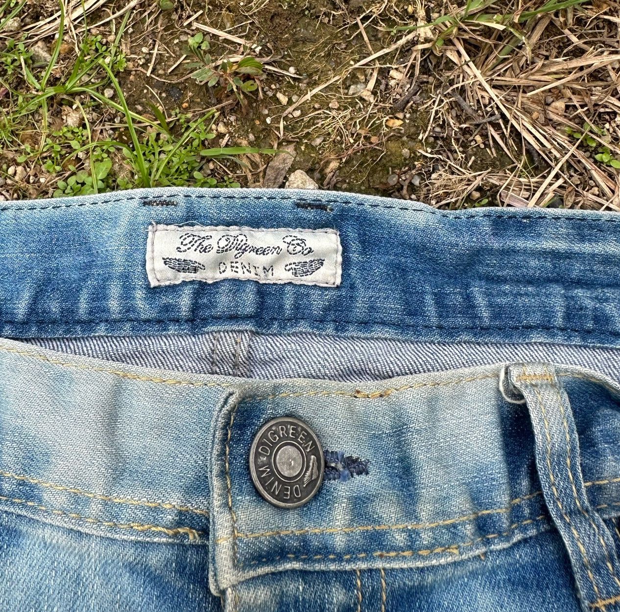 Japanese Brand The digreen.co tye dye stright cut Jeans Size US 33 - 3 Thumbnail