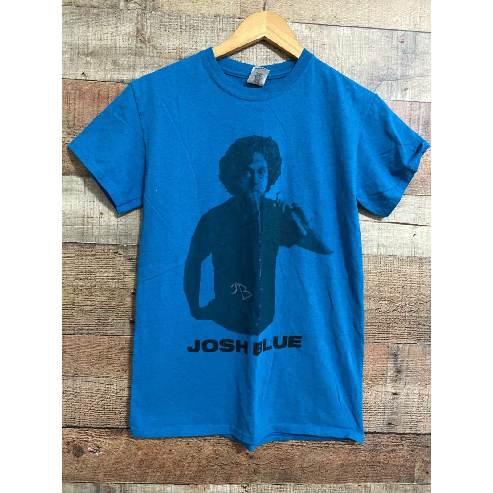 Vintage JOSH BLUE COMEDIAN T SHIRT M MEDIUM BLUE Men Short Sleeve Cotton Goodfellow & Co Size US M / EU 48-50 / 2 - 4 Thumbnail