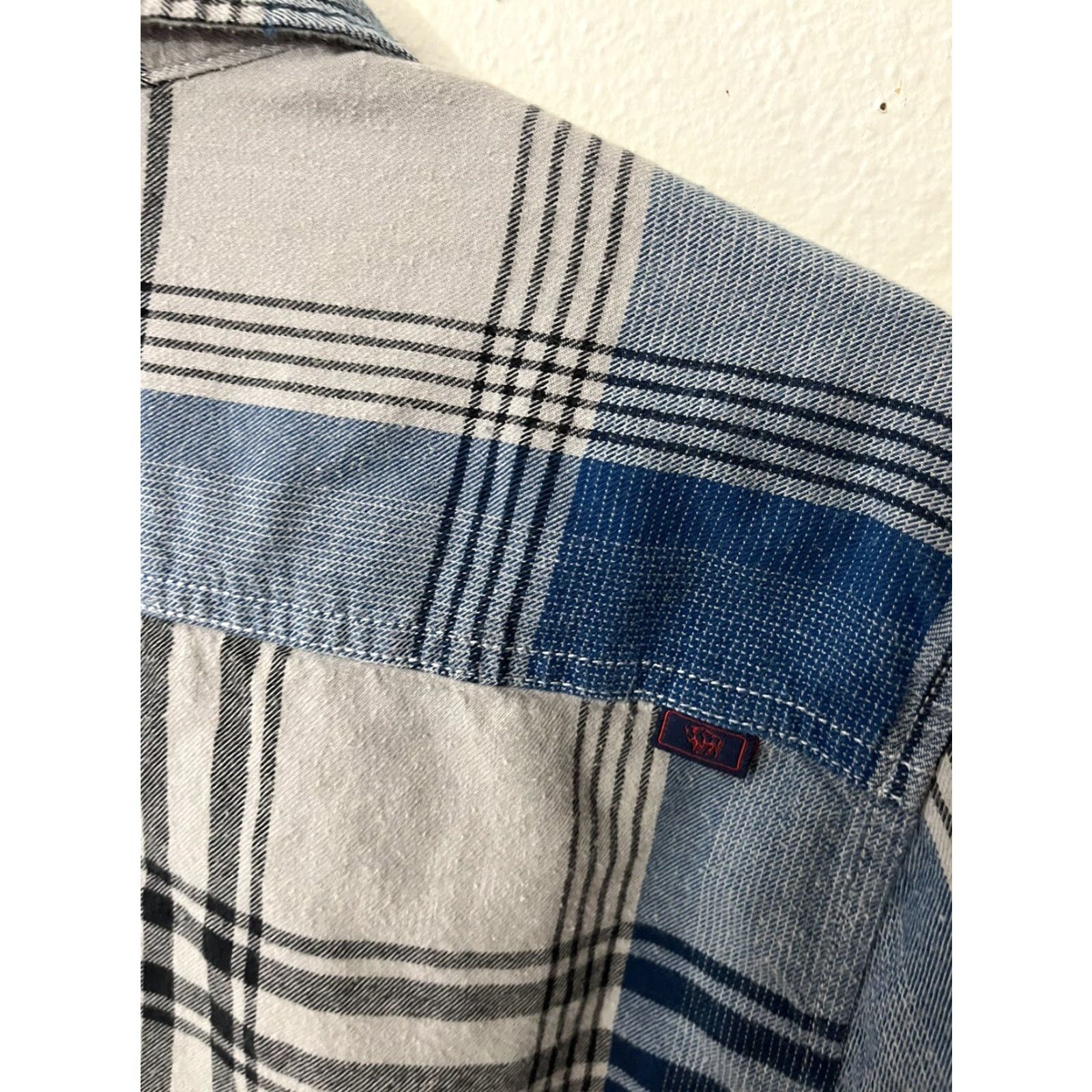 Buffalo David Bitton VINTAGE Buffalo David Bitton Shirt Mens L Gray Plaid Long Sleeve Button Front Casual 100% Cotton Western Style Mens L Gray Plaid Button-Front Shirt Size US L / EU 52-54 / 3 - 4 Thumbnail