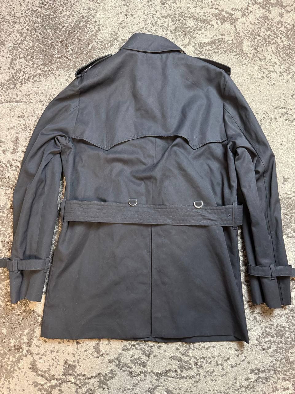Aquascutum Vintage y2k Aquascutum Navy Coat Jecket Wax Style Size US S / EU 44-46 / 1 - 8 Thumbnail