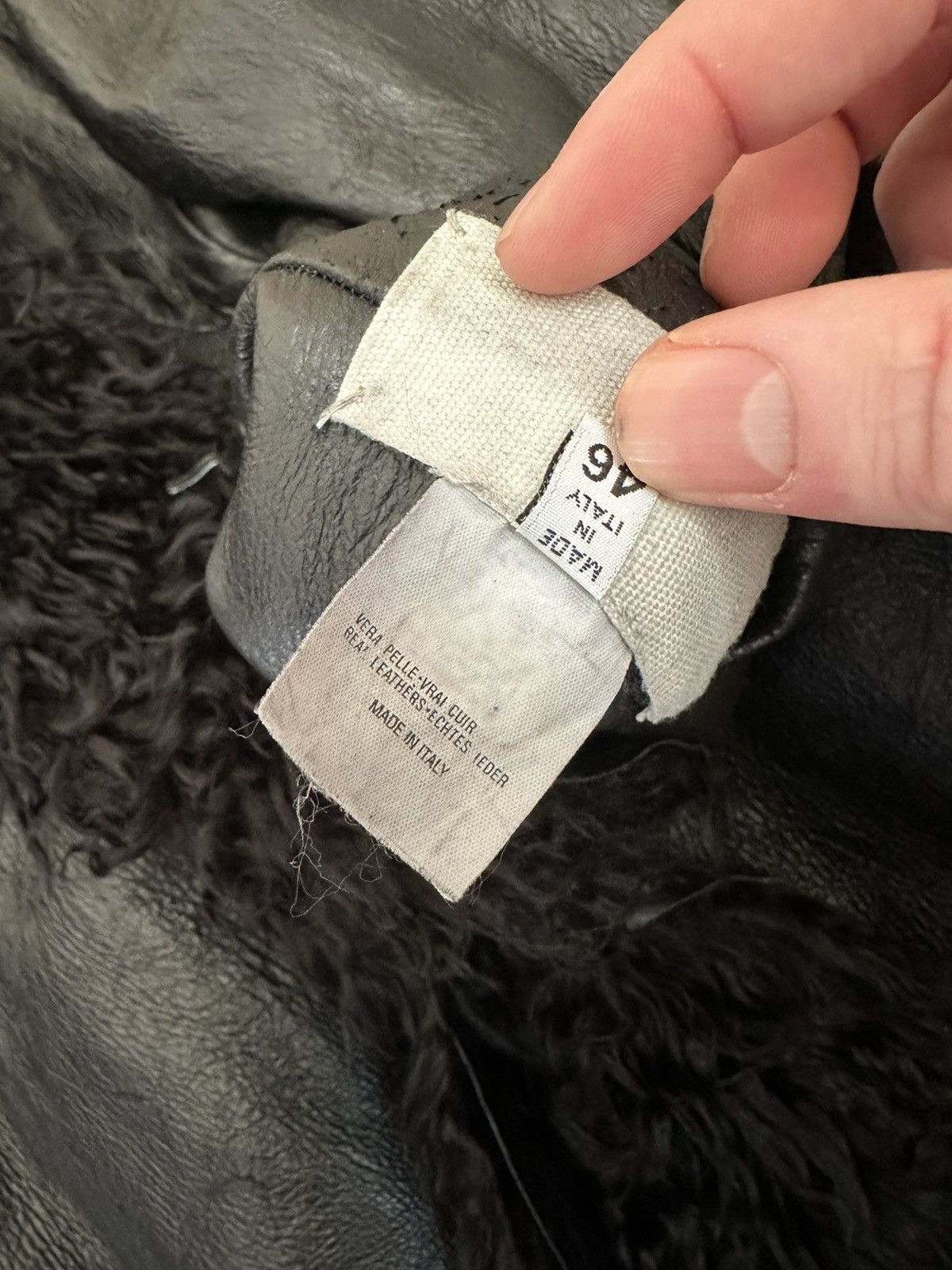 Maison Margiela Archive Margiela Fall 1998 AW98 Flat Shearling Coat Vintage Size L / US 10 / IT 46 - 4 Thumbnail