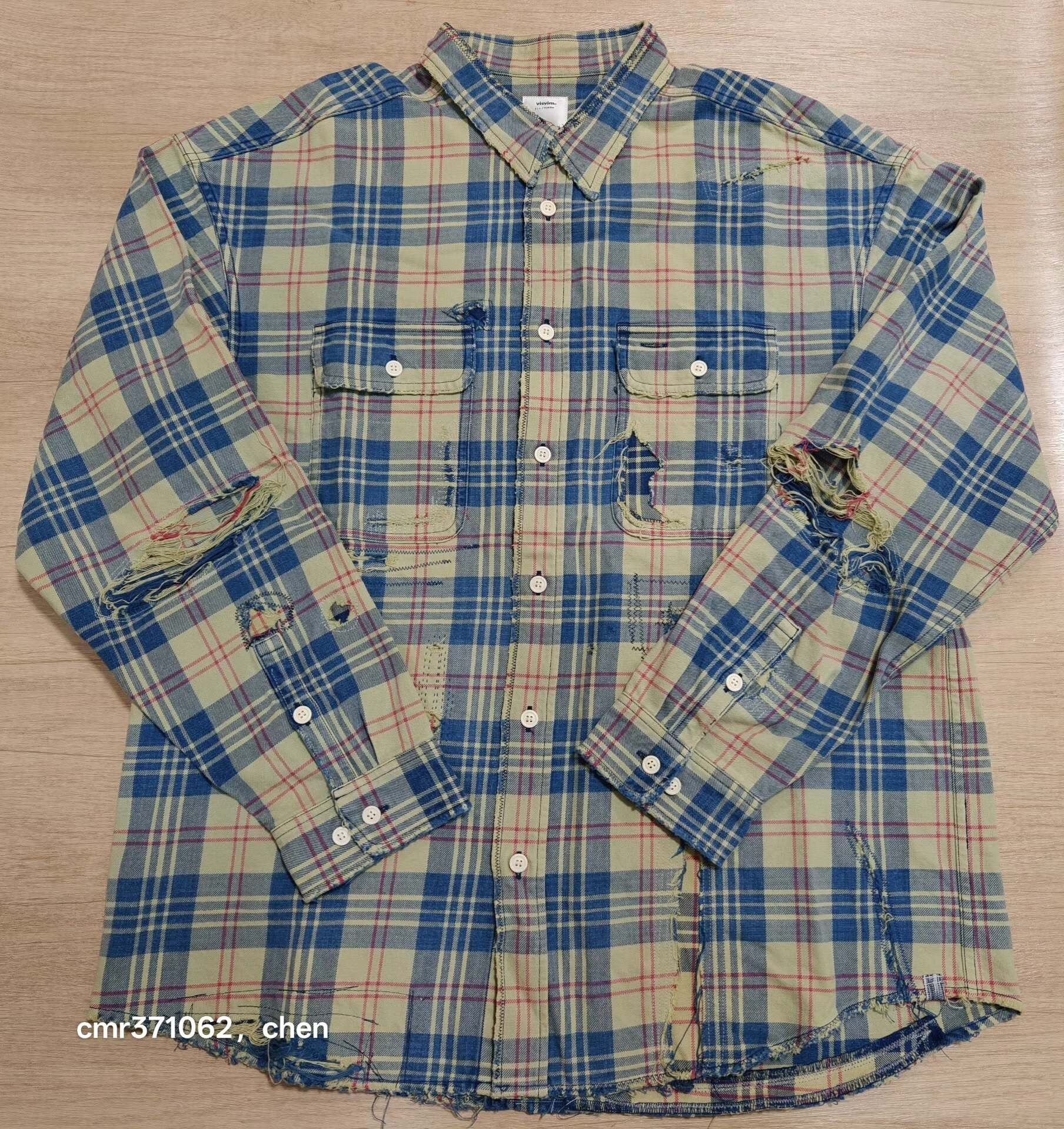 Visvim VISVIM 21AW LUMBER CHECK L/S Size US XXS / EU 40 - 1 Thumbnail